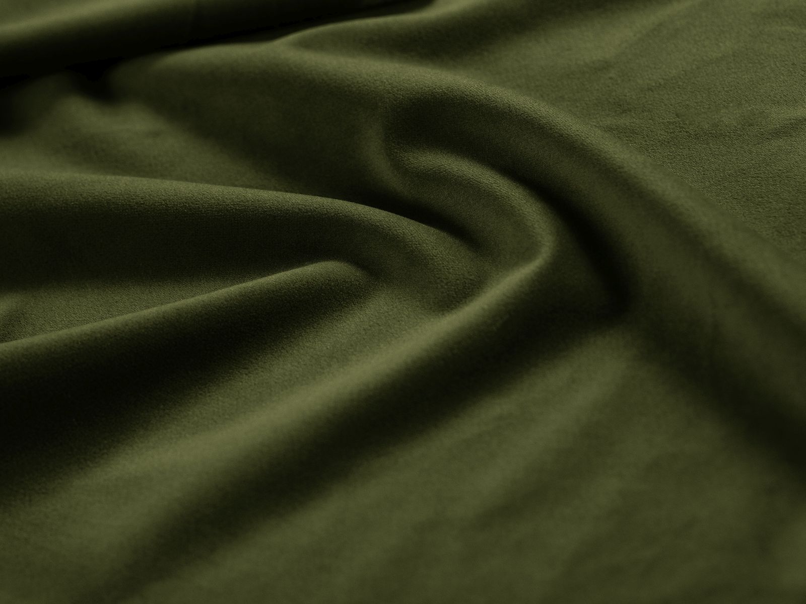 Micadoni Bett Phaedra Samt Magic Velvet Armeegrün 90x200