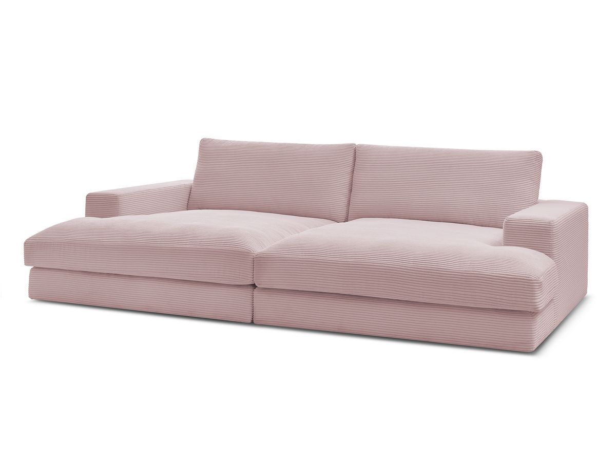 Bobochic Leonard Sofa 4-Sitzer 234 × 159 cm Cordsamt Violett