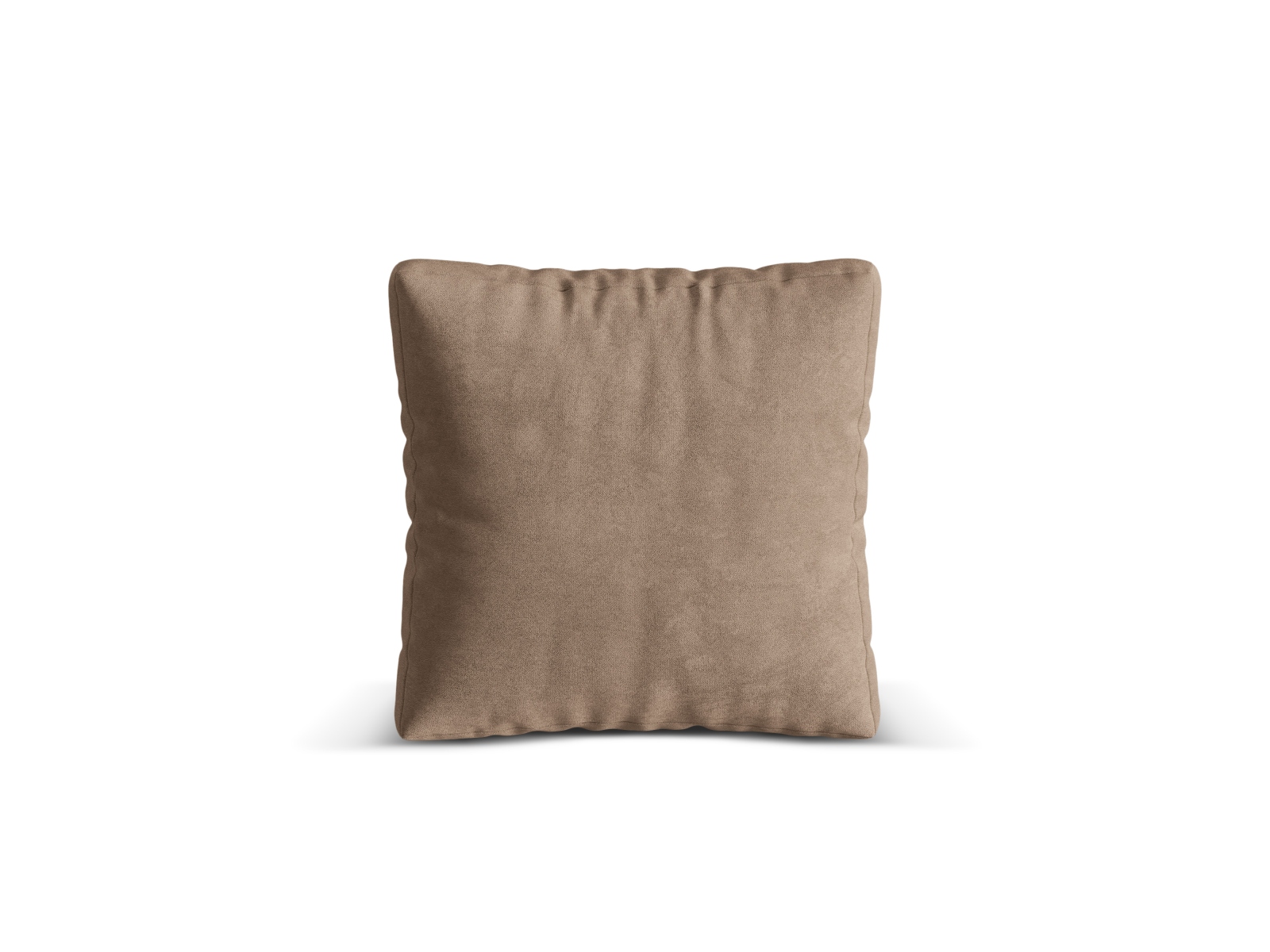 Micadoni Kissen Martina Samt Vogue Dunkelbeige 40x40 moebelfaktor