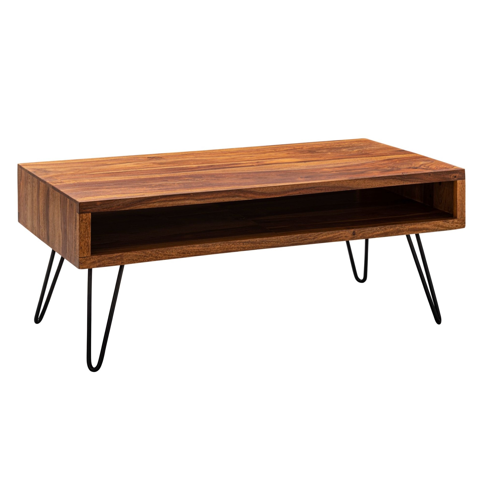 Couchtisch Vestby Massivholz Sheesham 100 × 50 × 40 cm