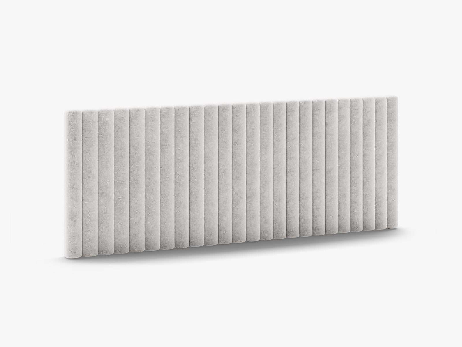 Micadoni Mistero Polster-Kopfteil Chenille Perfect Harmony Hellgrau 240x95