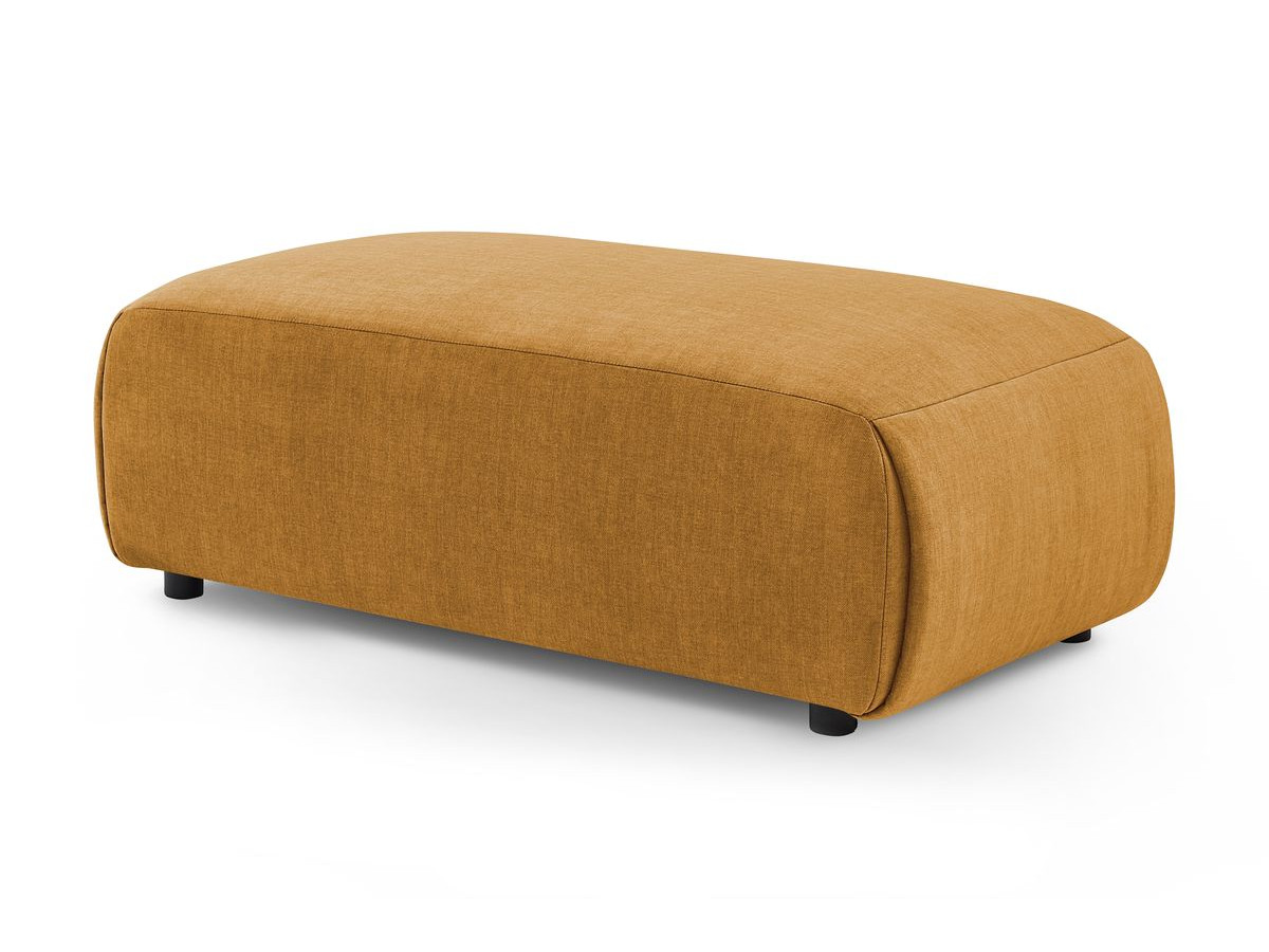 Bobochic Jeanne Pouf 66 × 117 cm Samt Gelb