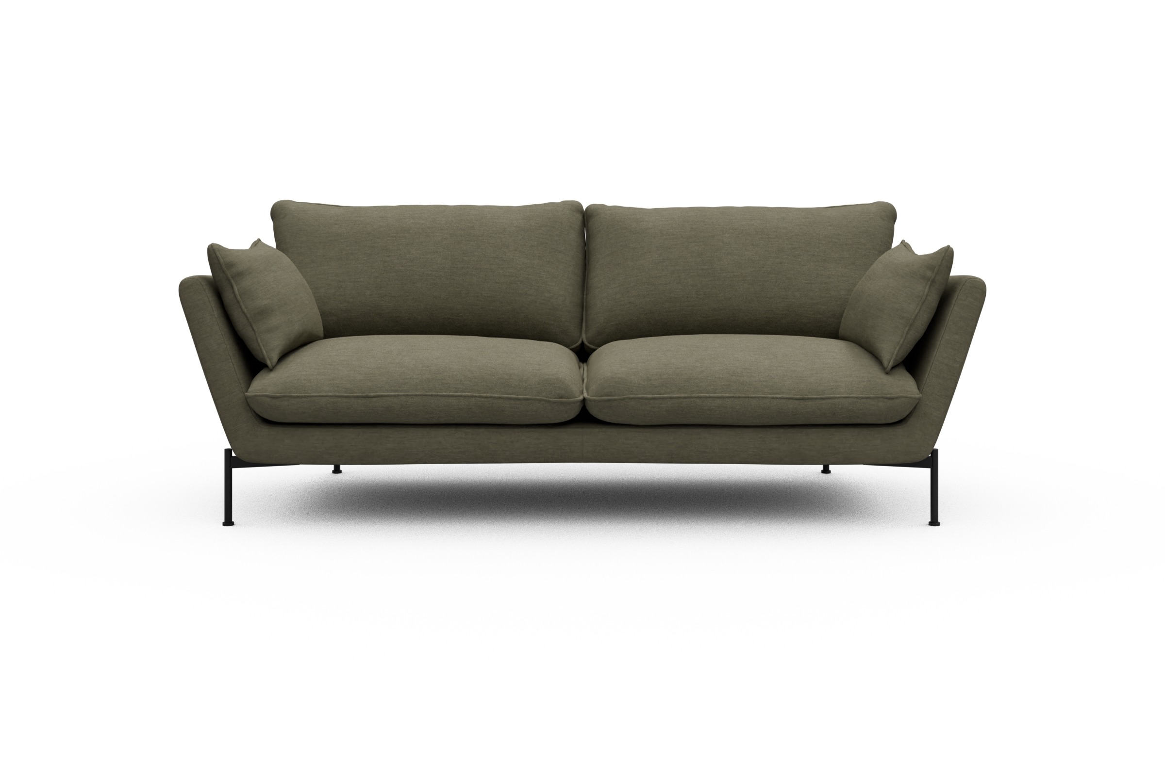 Skandi Home Sofa Anton 3-Sitzer Vivus-Dusty-Olive moebelfaktor