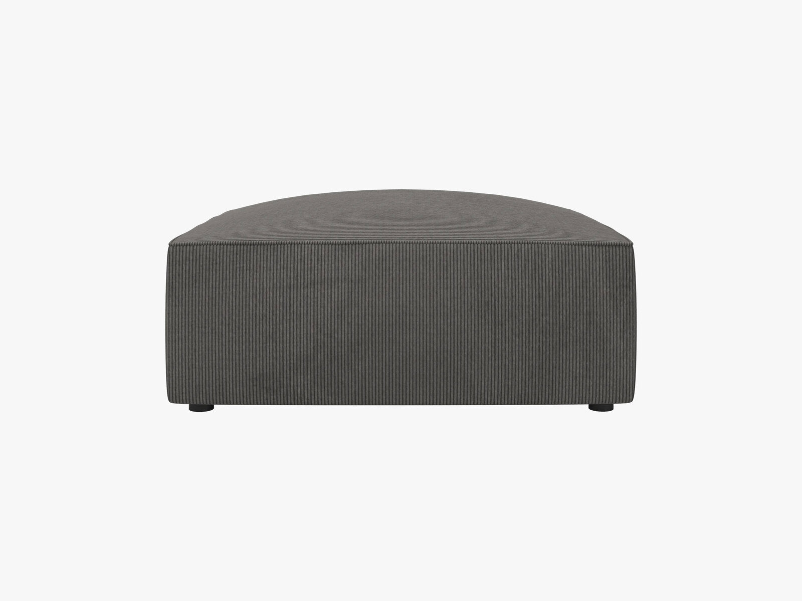 Micadoni Hocker Ruby 1-Sitzer Kord Scala Dunkelgrau