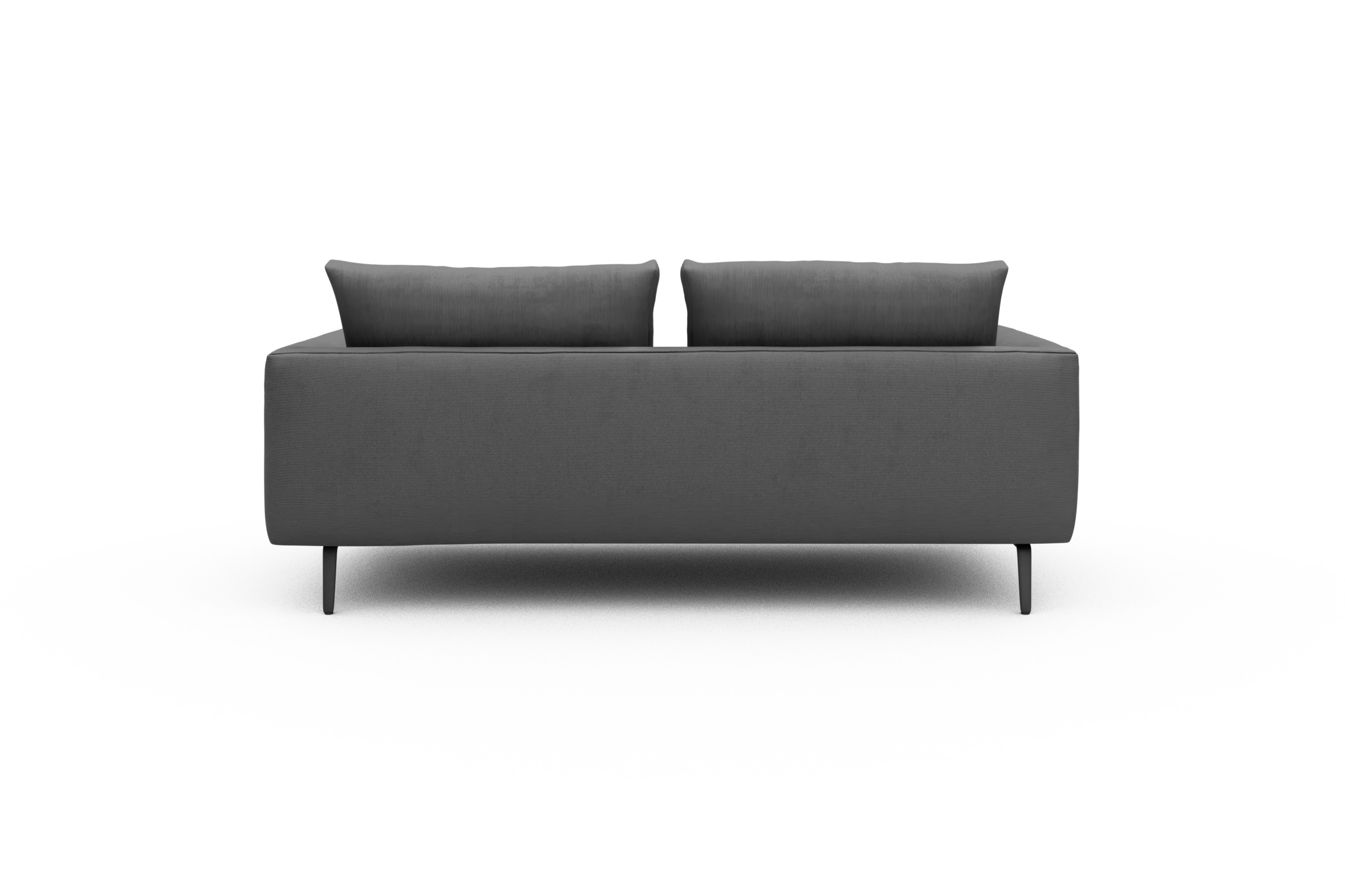 Sofa Karl 2-5-Sitzer Cordufine-Grey