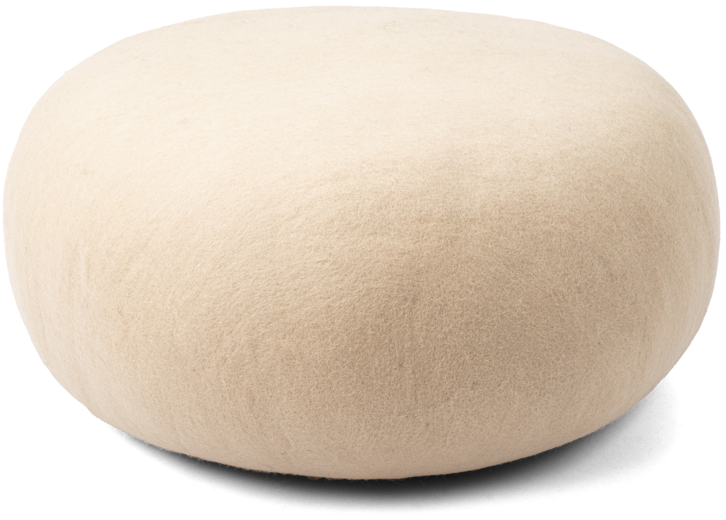 myfelt Levi Colour Pouf Beige Ø 48 x 18 cm