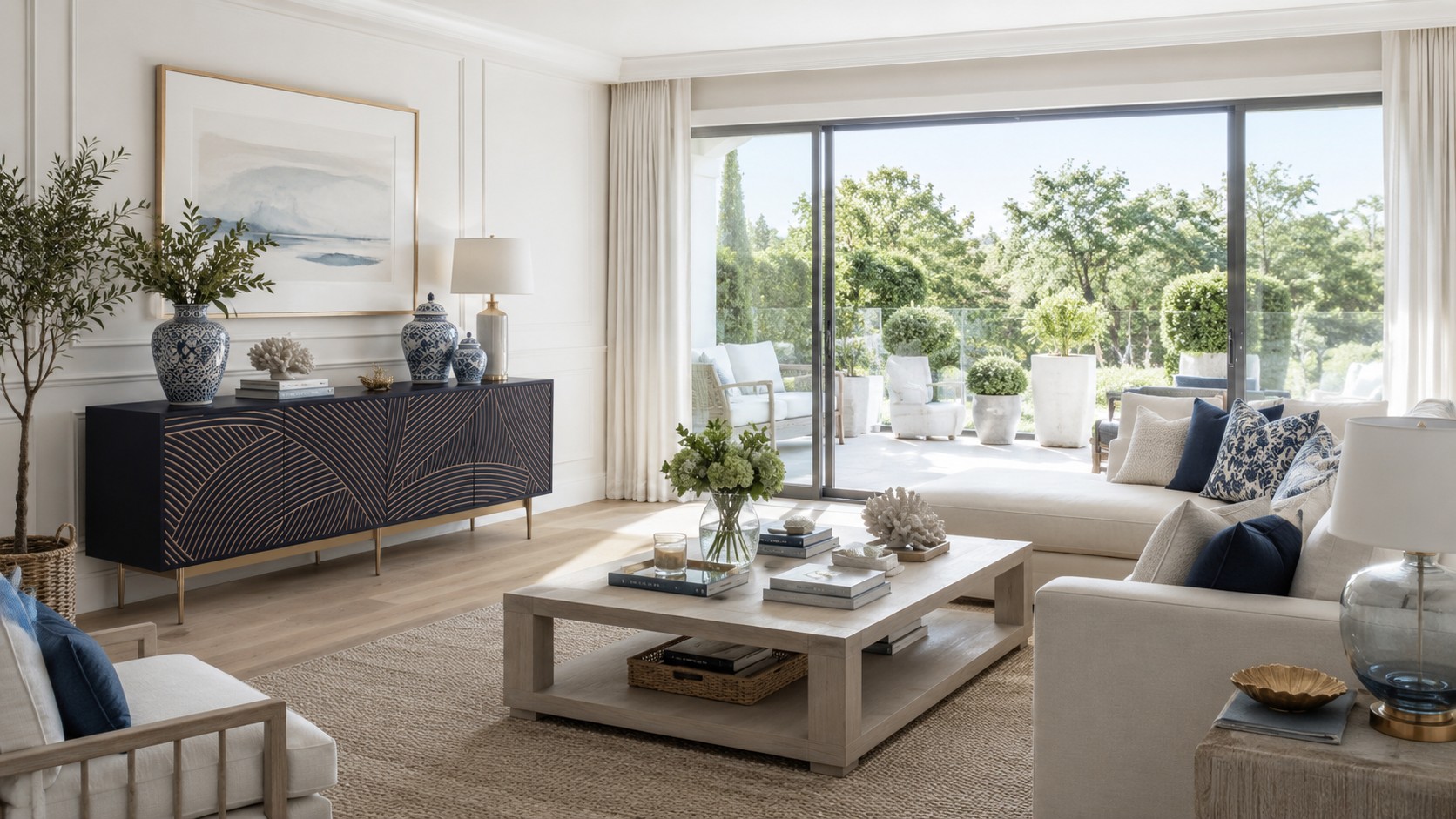 Livin Hill TV-Kommode Stilig Marineblau