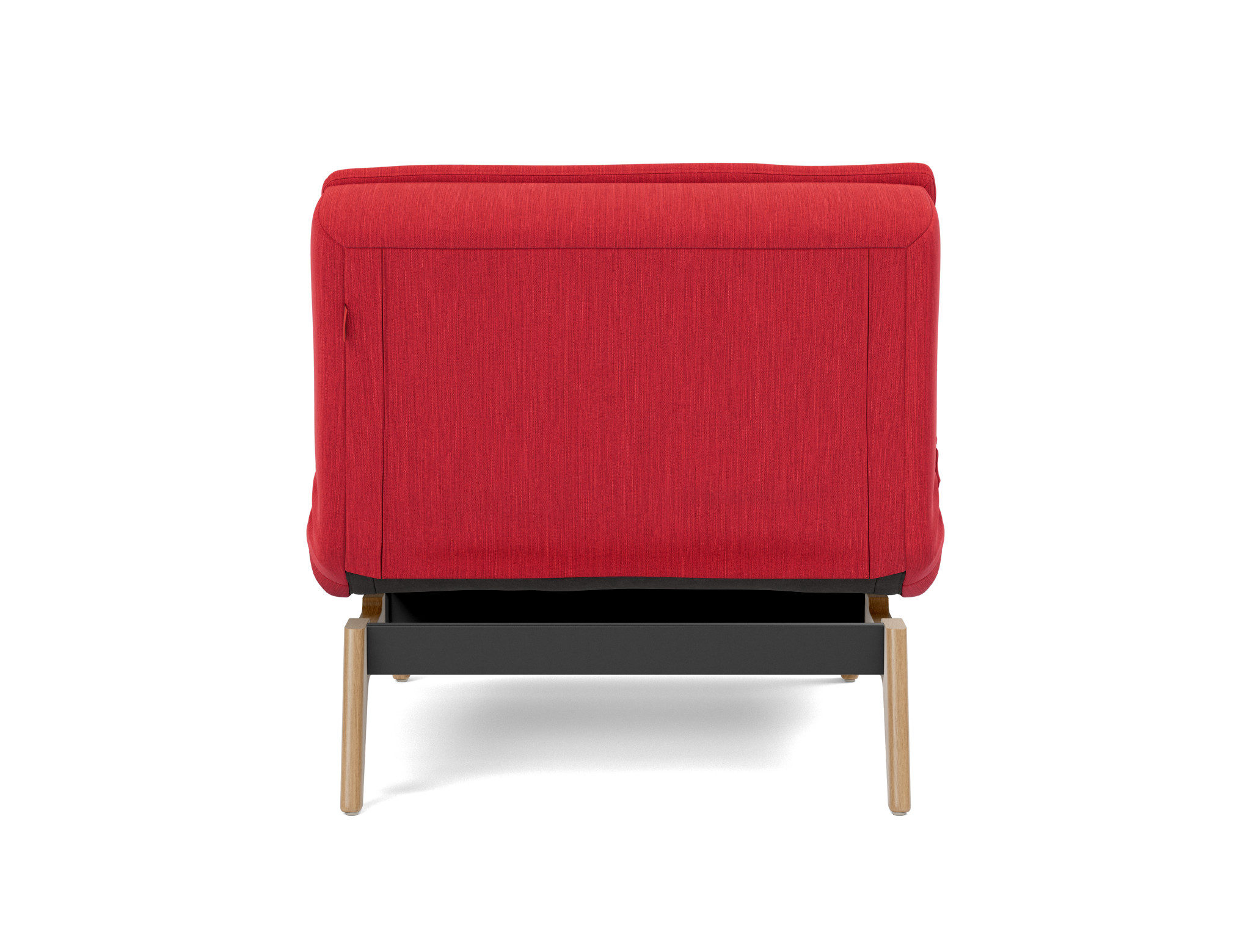 Sessel Dublexo Flachgewebe Elegance 511-Red Beine Eiche
