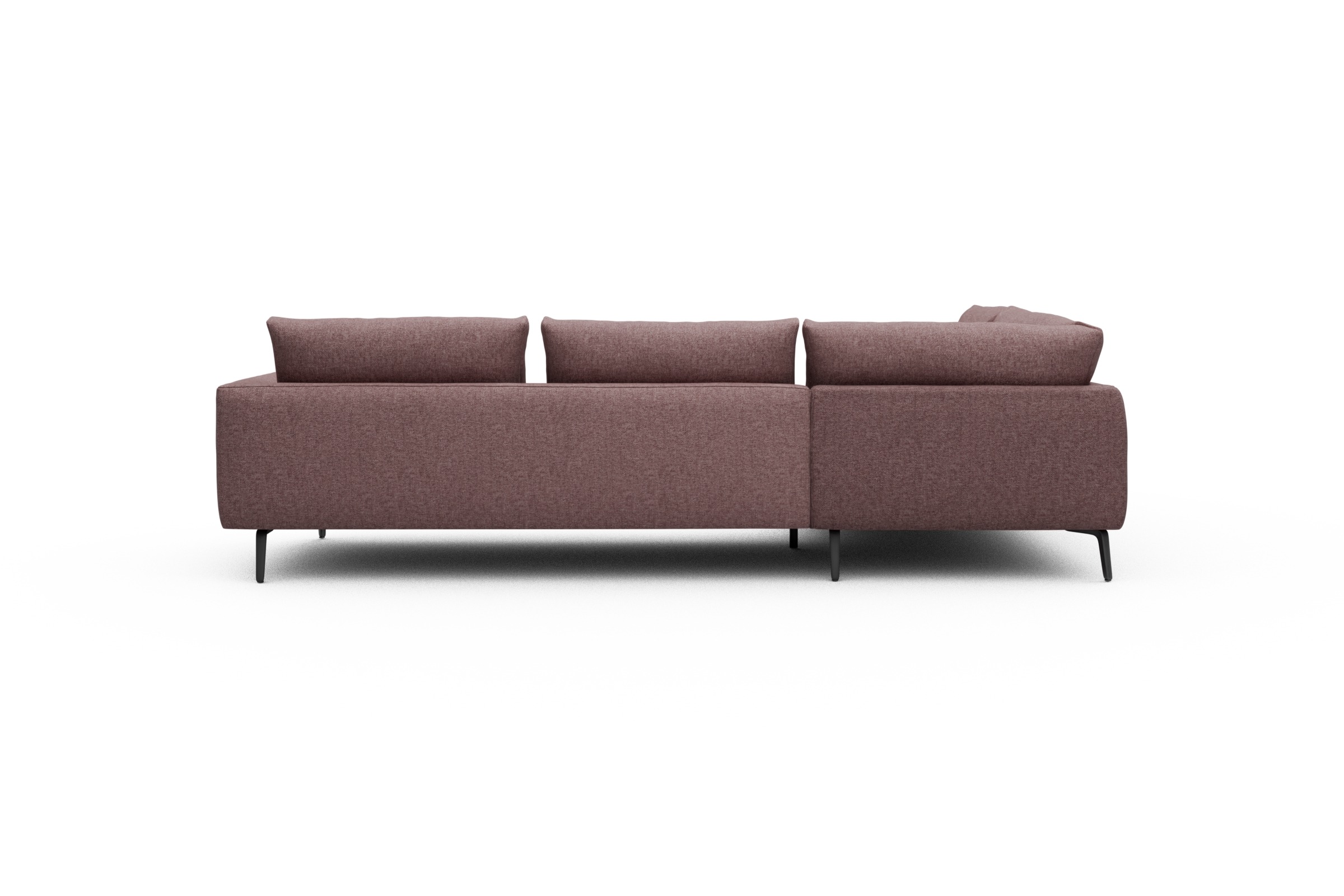 Ecksofa Karl Relax-Ecke links mit 2,5-Sitzer Sama-Flamingo