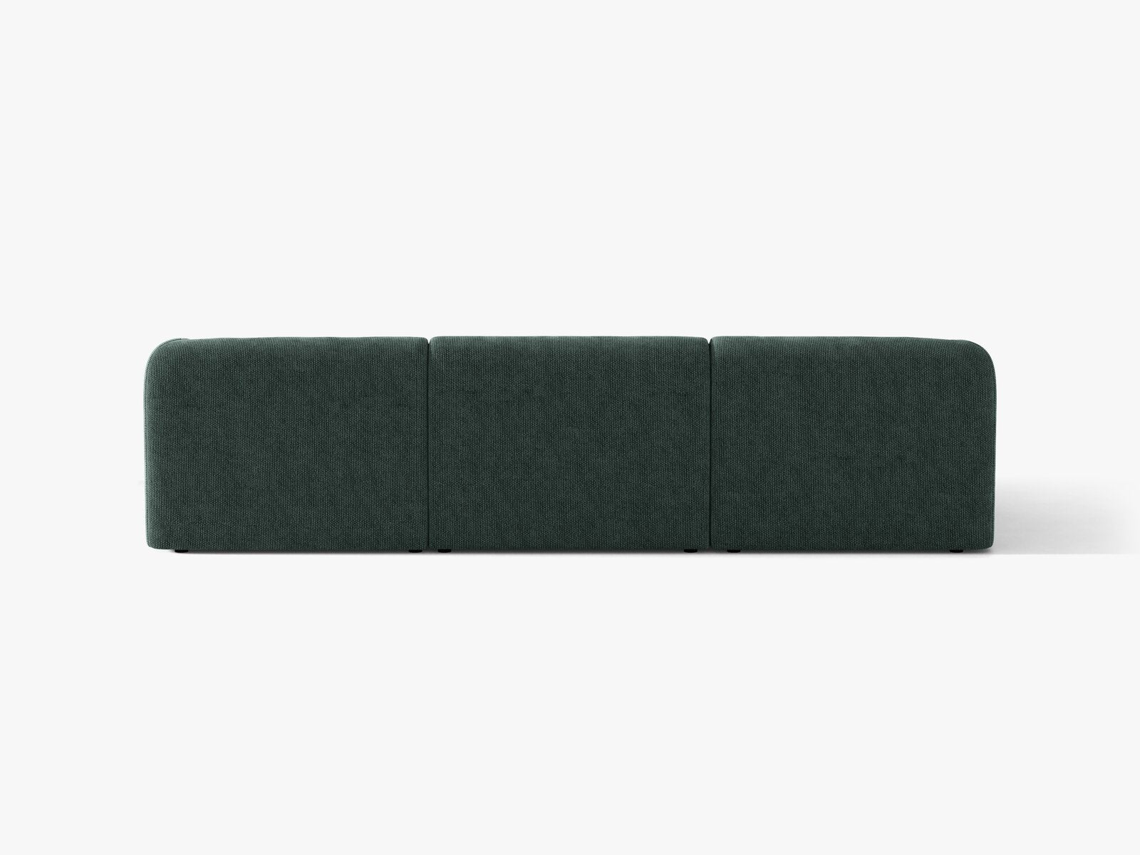 Micadoni Ecksofa Miley 4-Sitzer Links Chenille Haga Petrol