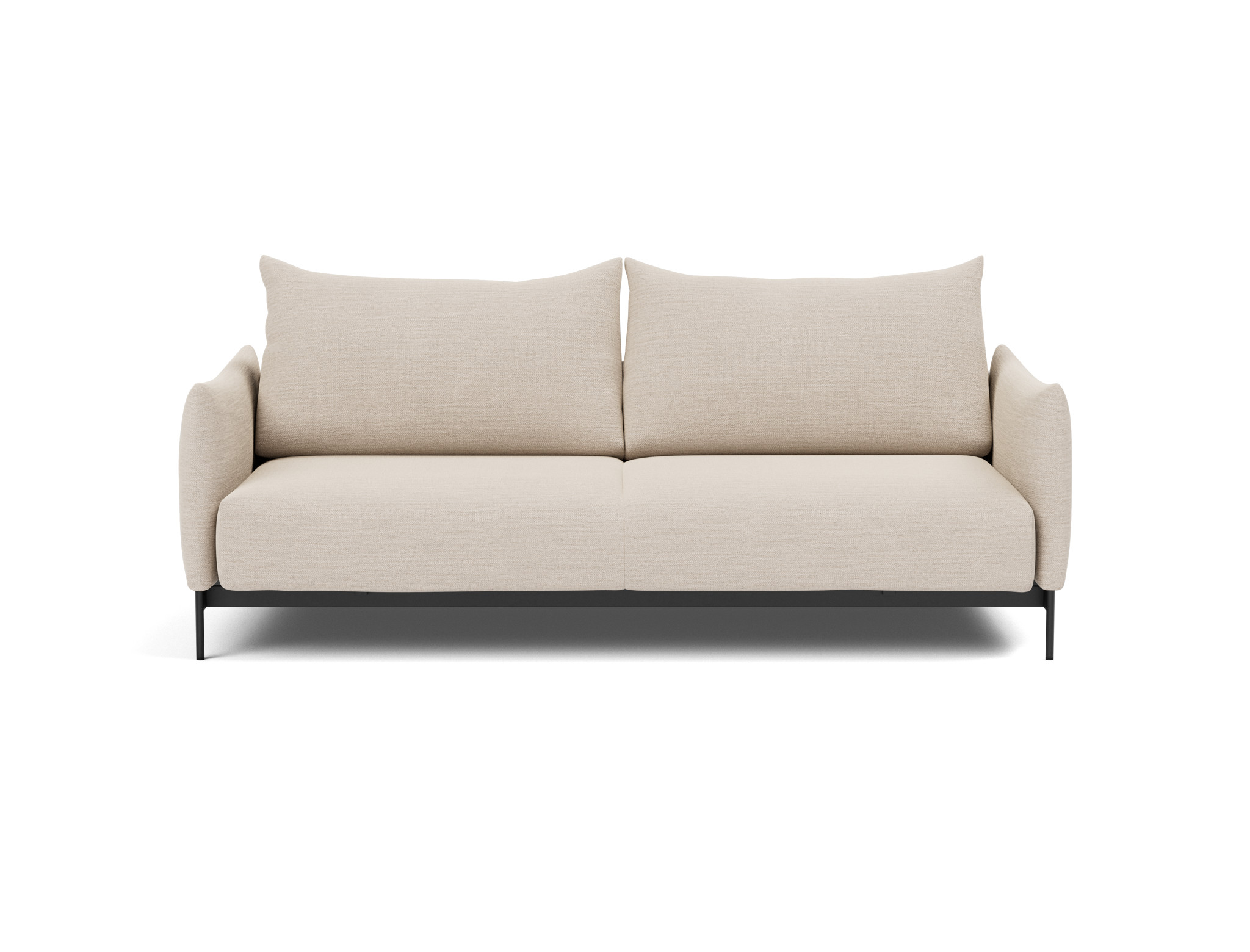 Schlafsofa Malloy Webstoff Blida 612-Sand-Grey