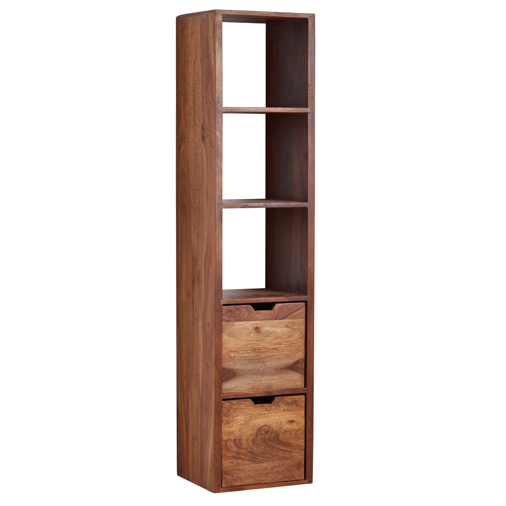 Wandregal Kvisker Sheesham Massivholz 35 × 30 × 150 cm