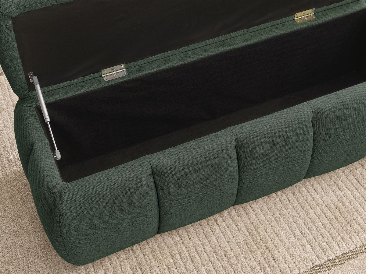 Bobochic Denali Bettbank 144 × 54 cm Stoff Grün