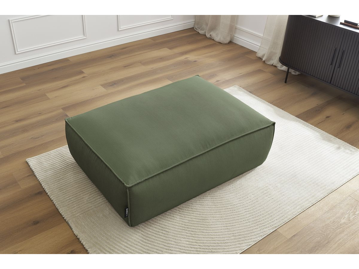 Bobochic Boheme Pouf Cordsamt Grün