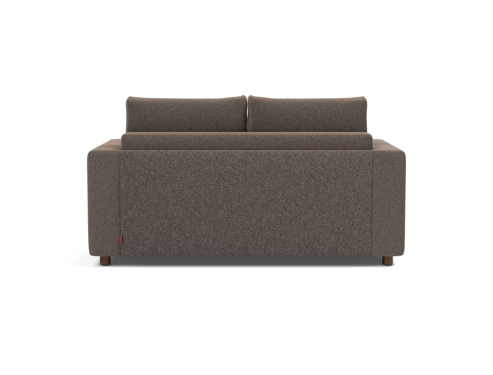Schlafsofa Neah mit Standard-Armlehnen 140 Boucle Skandi 530-Taupe