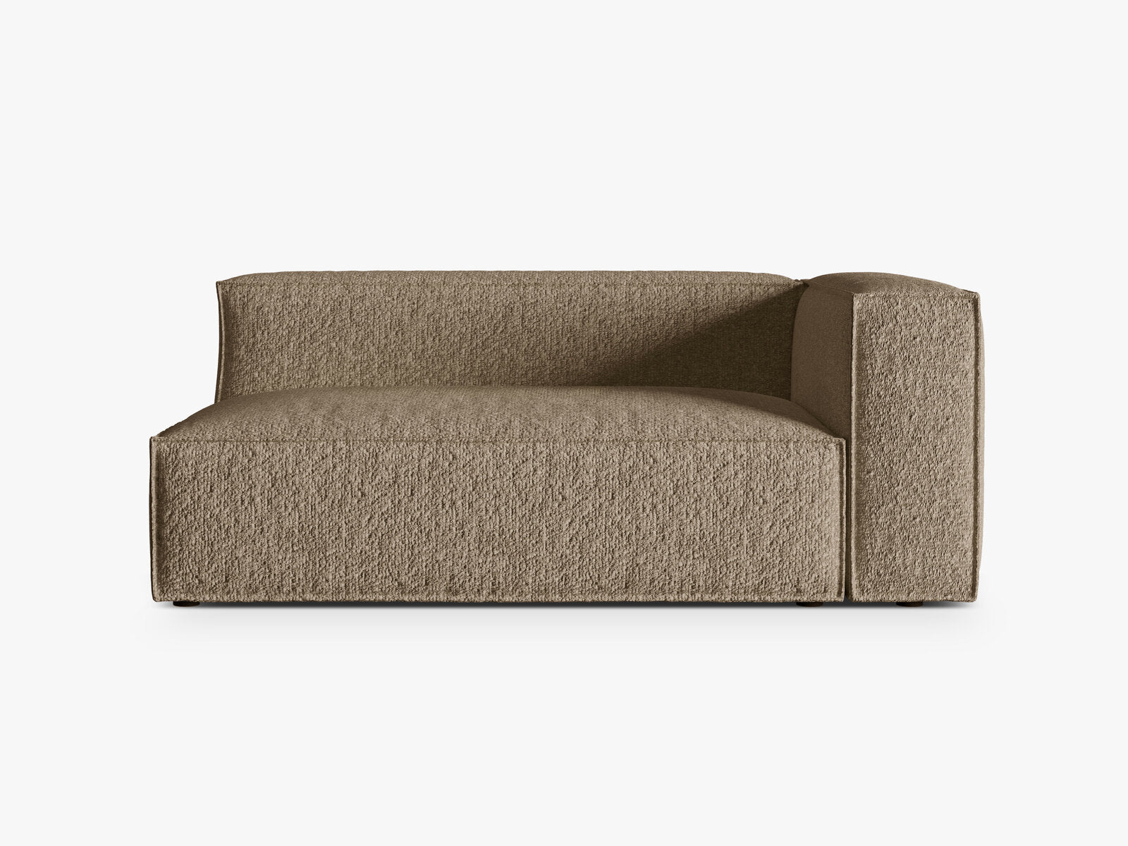 Micadoni Modul Nuria Groß 3-Sitzer Rechts Boucle Cappuccino