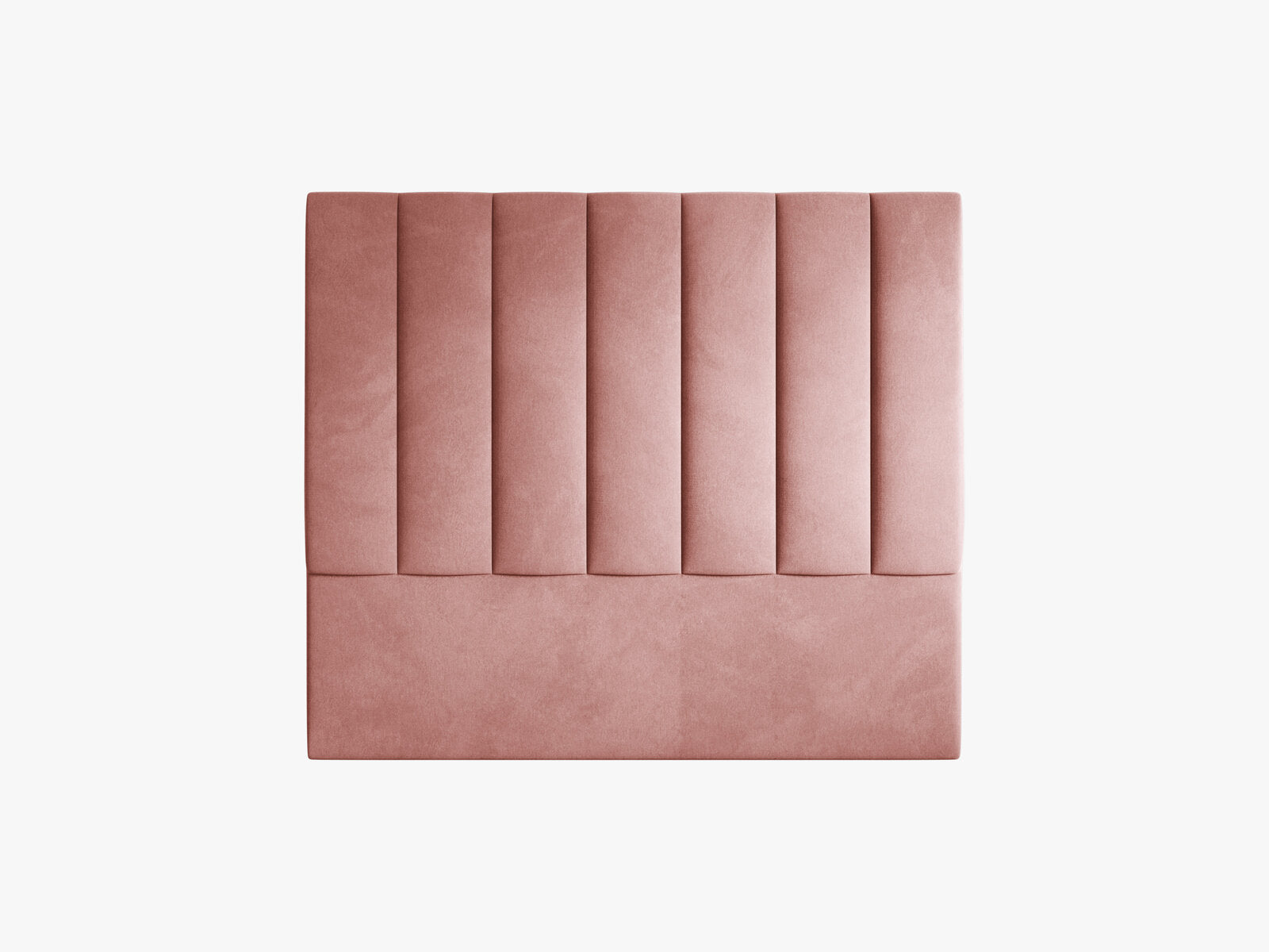 Micadoni Marl Polster-Kopfteil Samt Magic Velvet Rosa 140x120