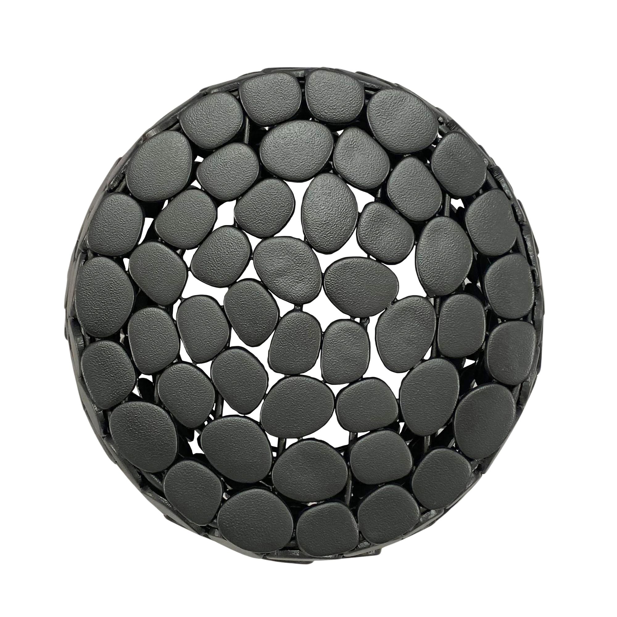 Beistelltisch Kaupanger Aluminium Schwarz Ø 40 cm