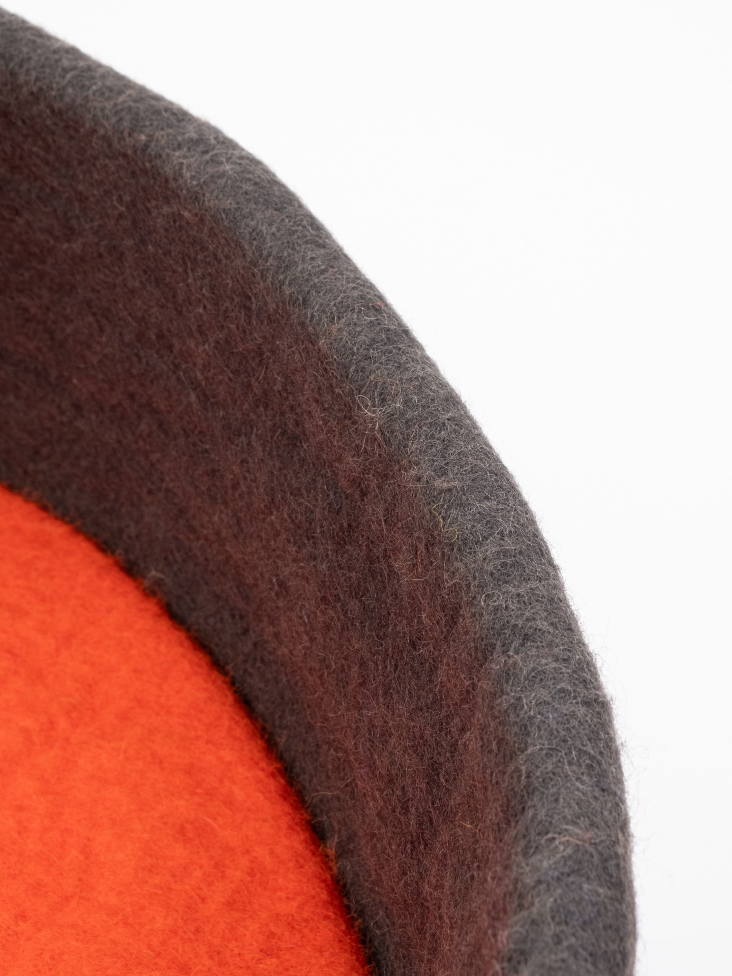 myfelt Kuno Hundekorb - Inlay Rotorange