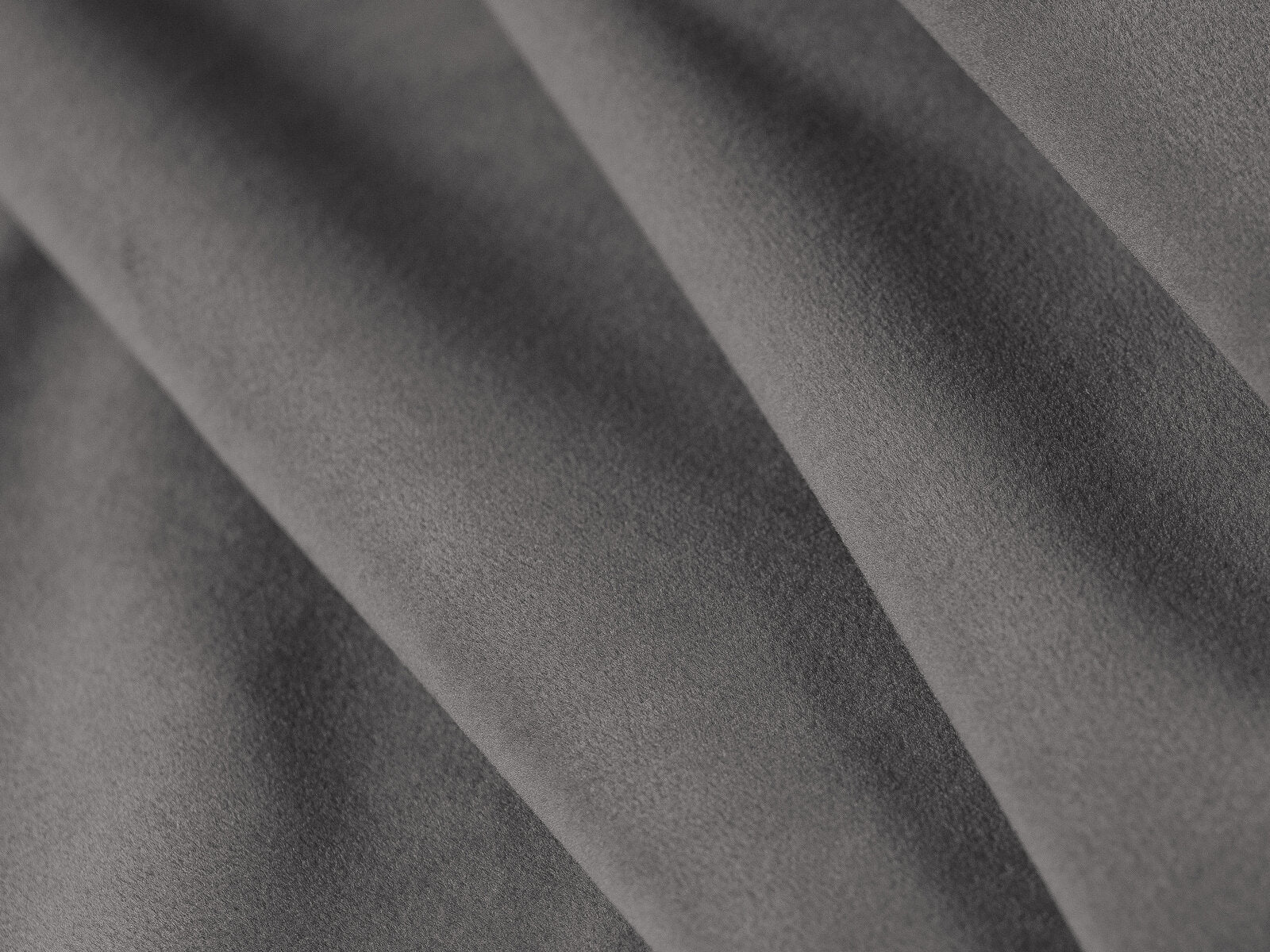 Micadoni Stauraumbett mit Kopfteil Ovalo Samt Magic Velvet Dunkelgrau 140x200
