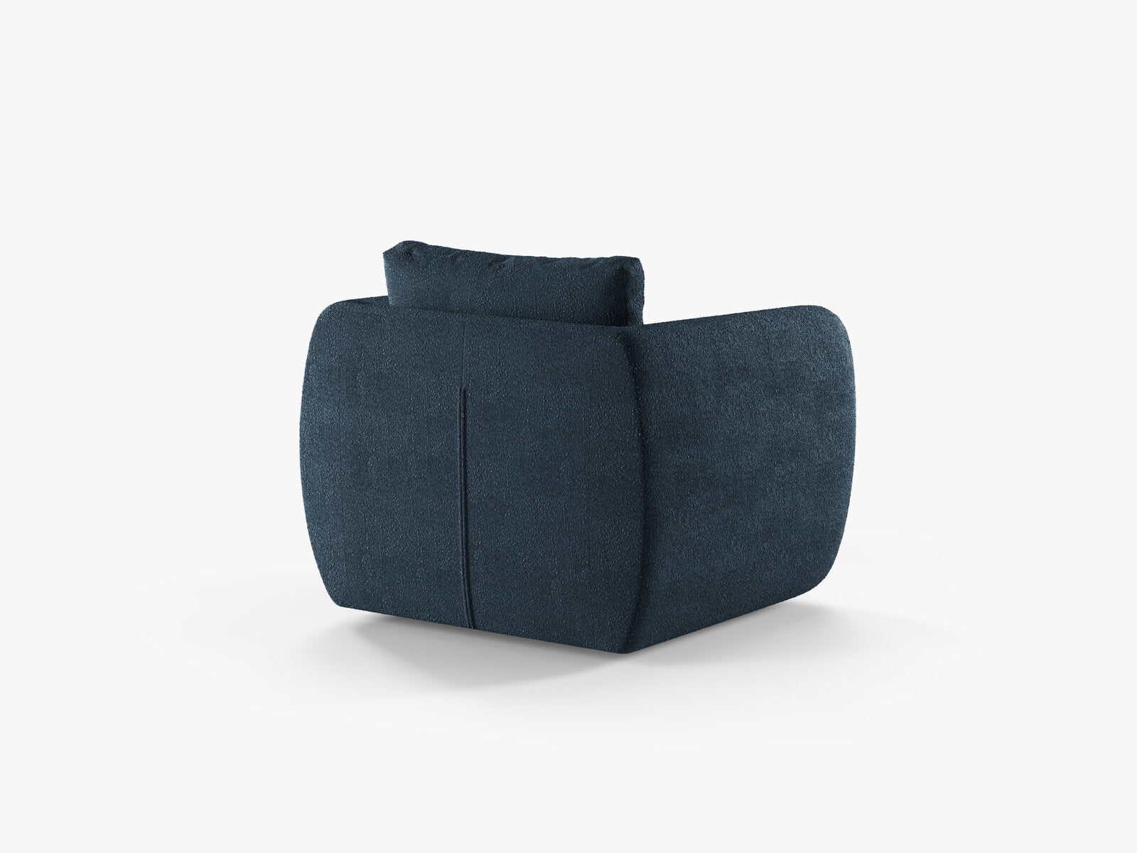 Micadoni Sessel Iga Boucle Baloo Dunkelblau