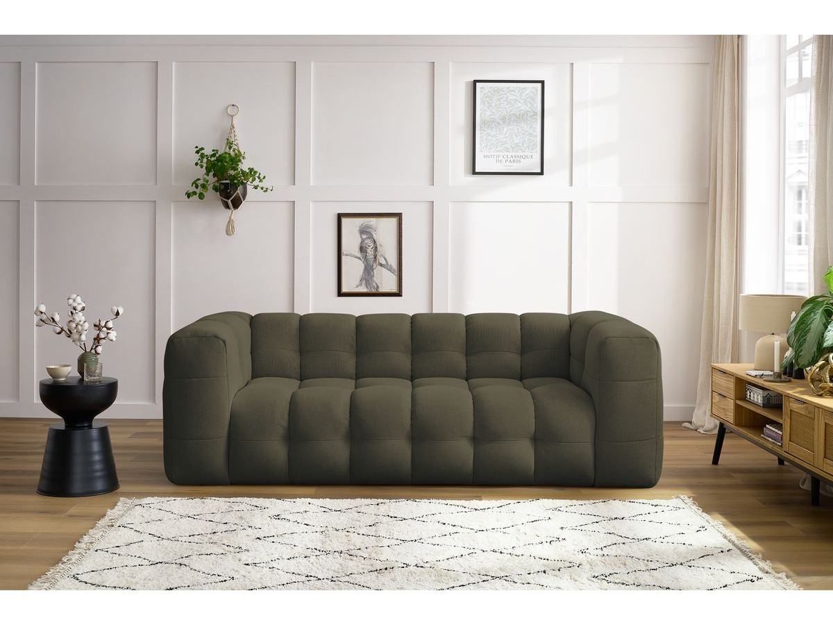 Bobochic Cloud Sofa 3-Sitzer Stoff Grün