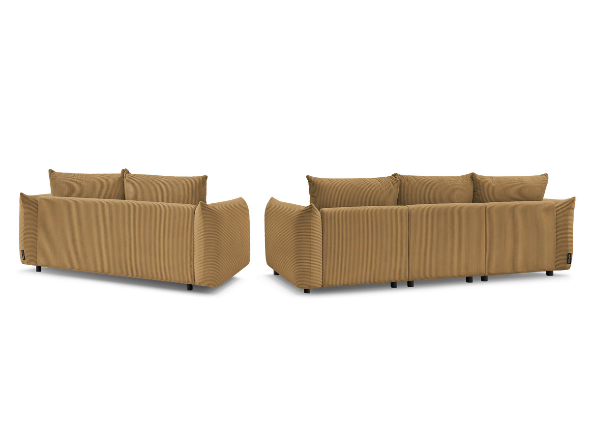 Bobochic Ernest Sofa 5-Sitzer Cordsamt Gelb