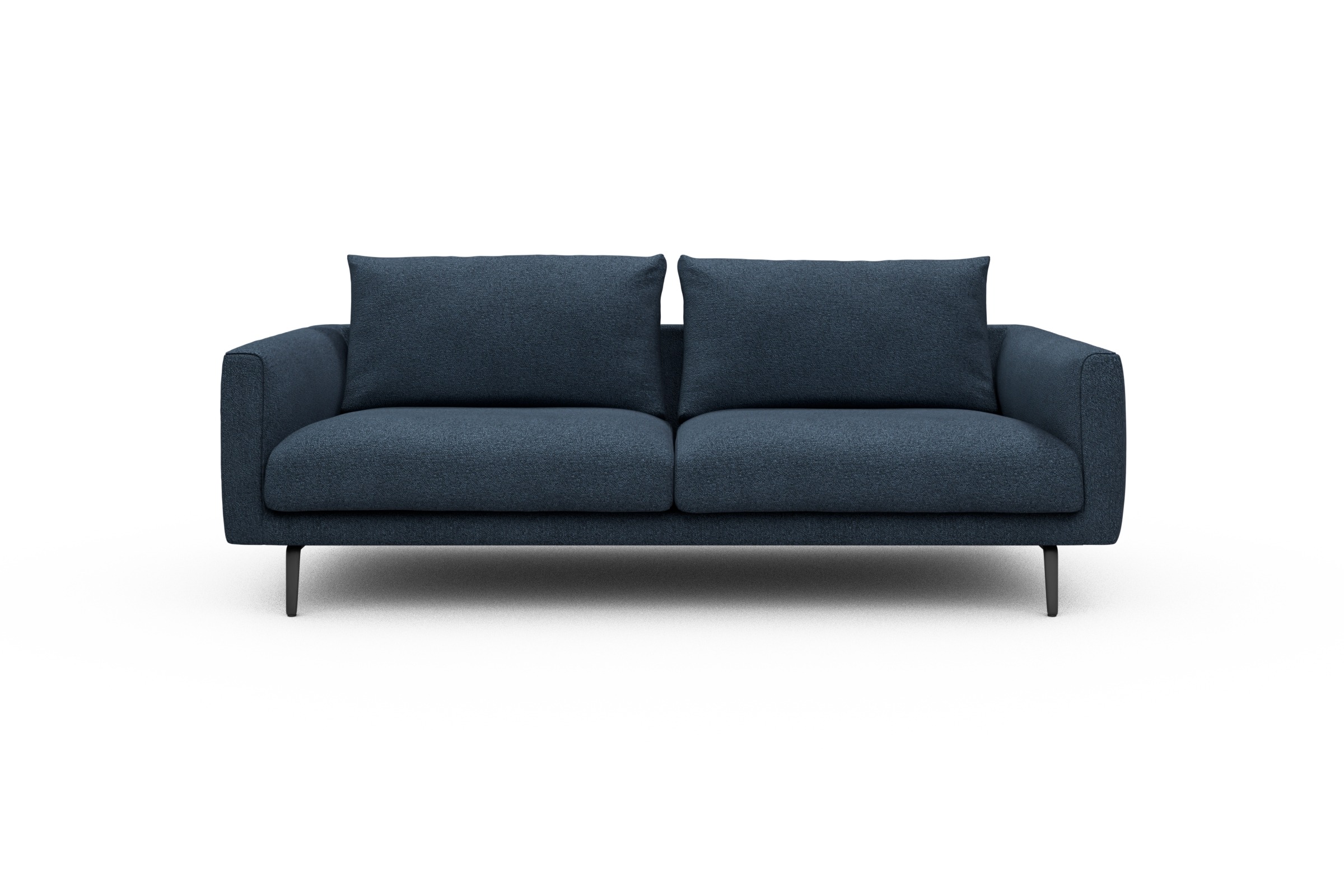 Skandi Home Sofa Karl 3-Sitzer Boucle-Blue moebelfaktor