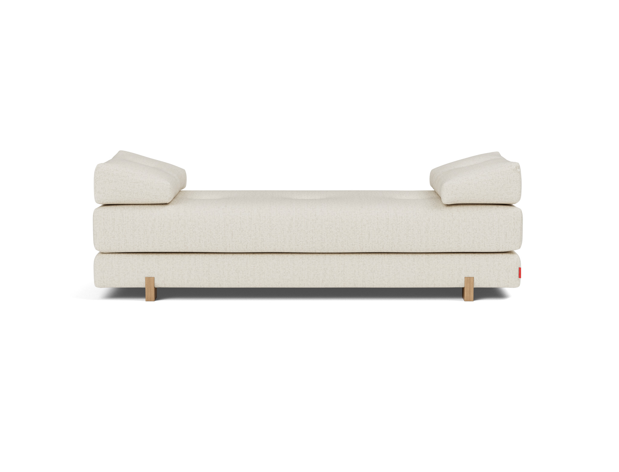 Tagesbett Sigmund Boucle Skandi 531-Off-White Beine Drip Eiche