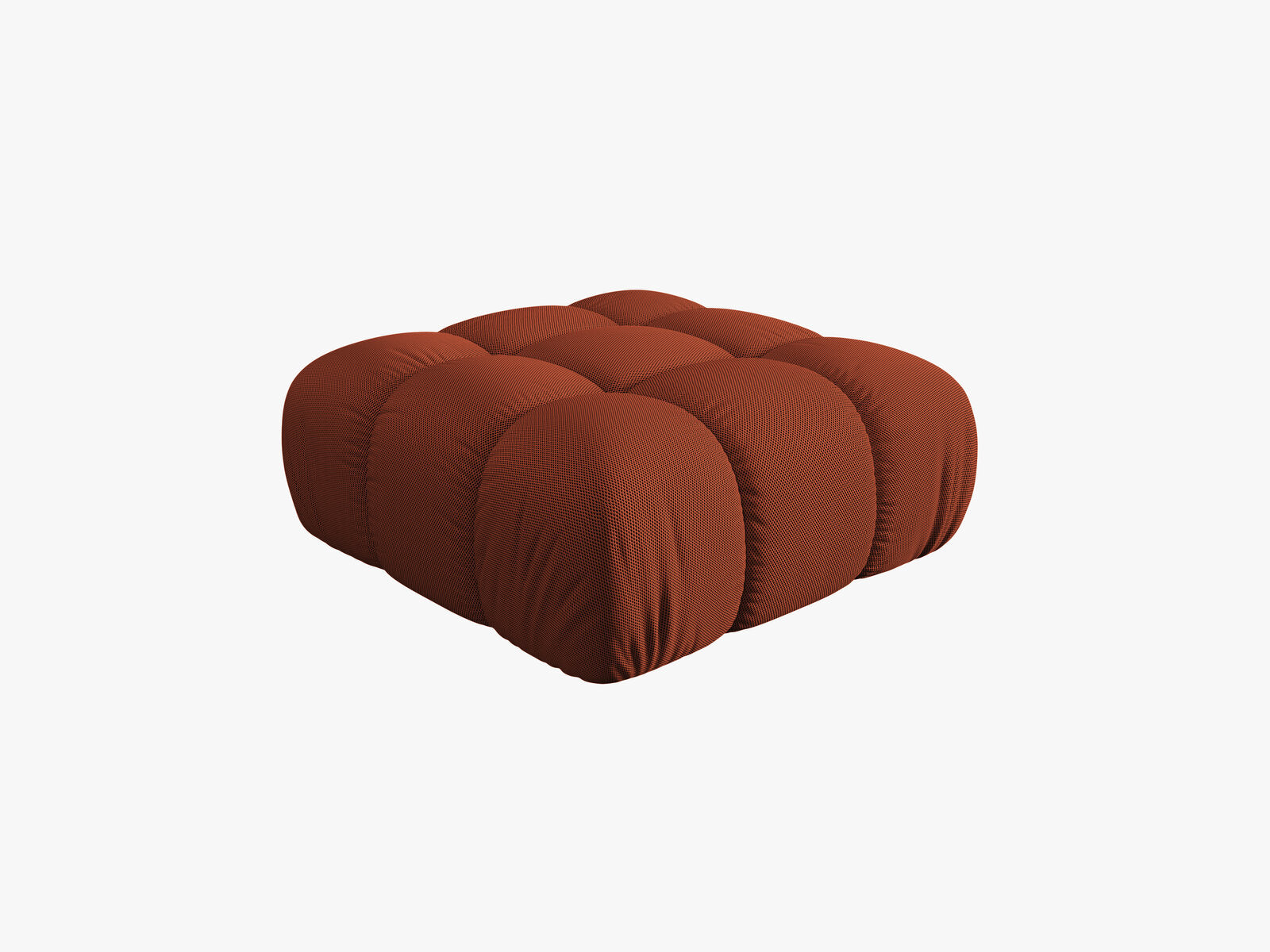 Micadoni Hocker Bellis 3D-Stoff Sonic Ziegel