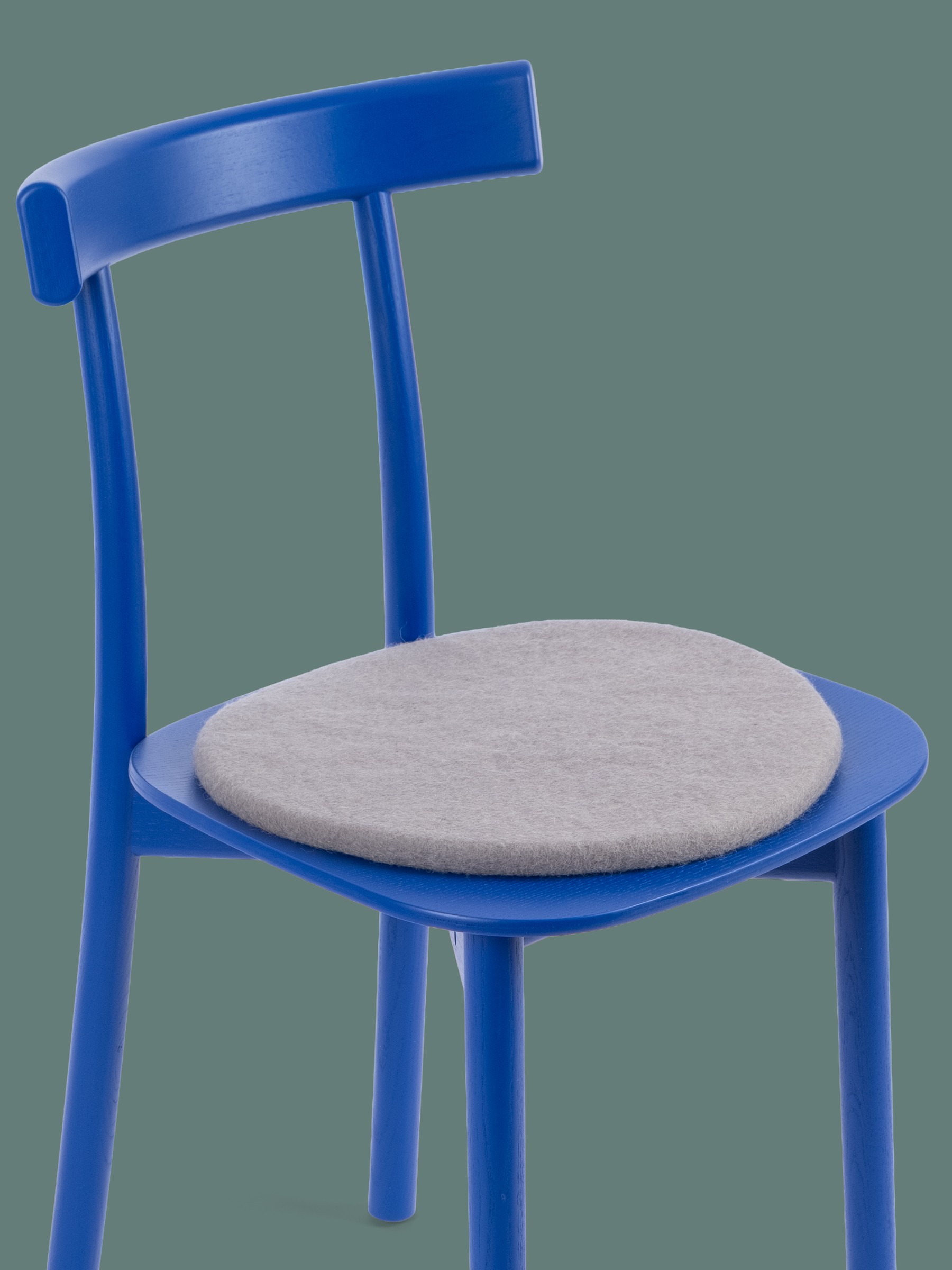 myfelt Kian Filz-Sitzauflage Grau Ø 36 cm