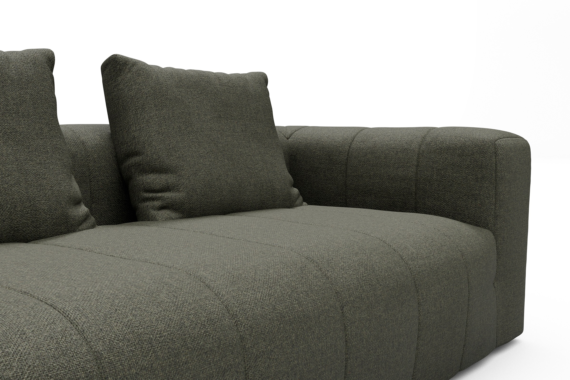 Sofa Hugo 3-Sitzer Sama-Winter-Moss