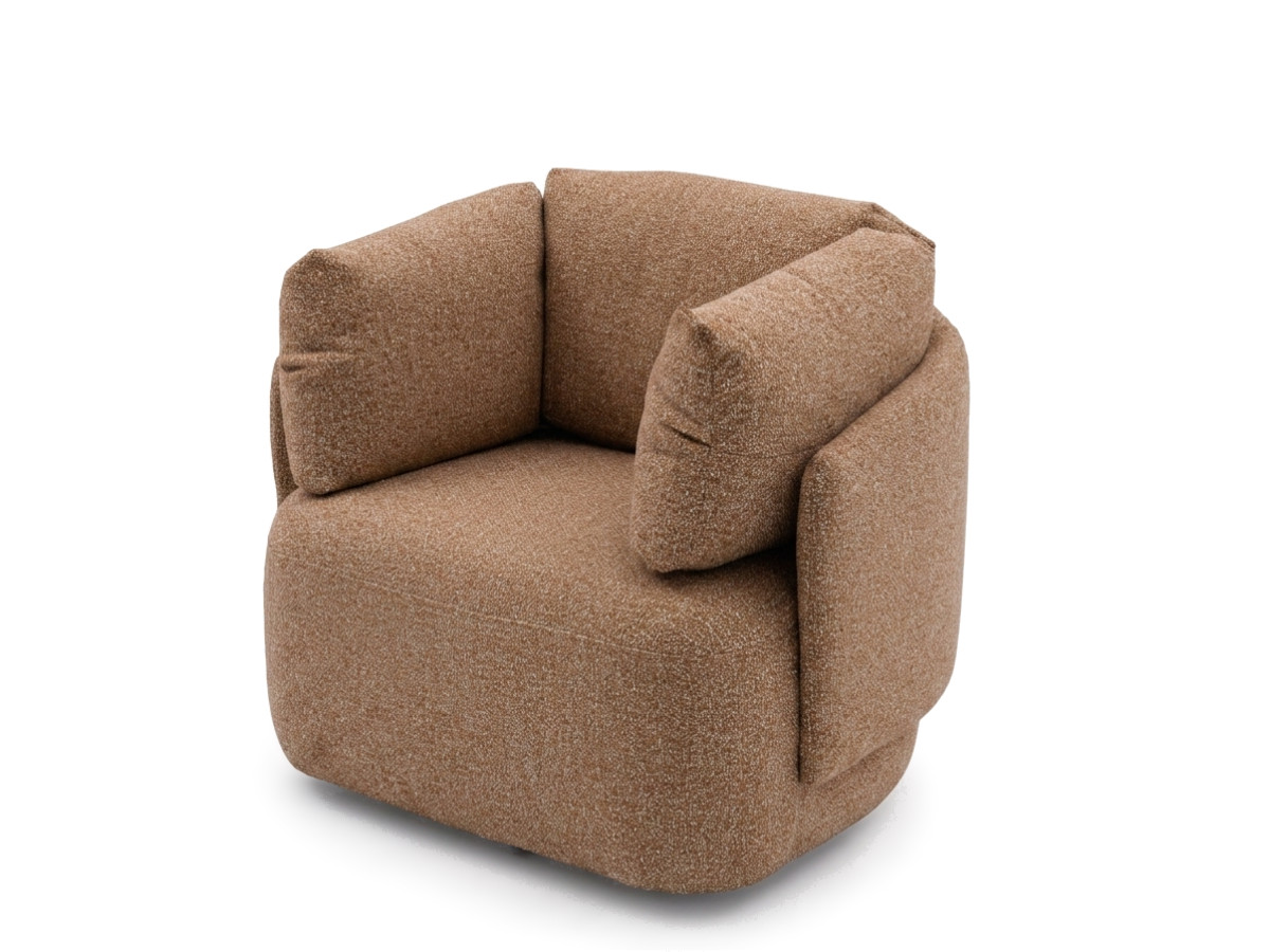 Bobochic Mario Sessel Melange-Stoff Orange
