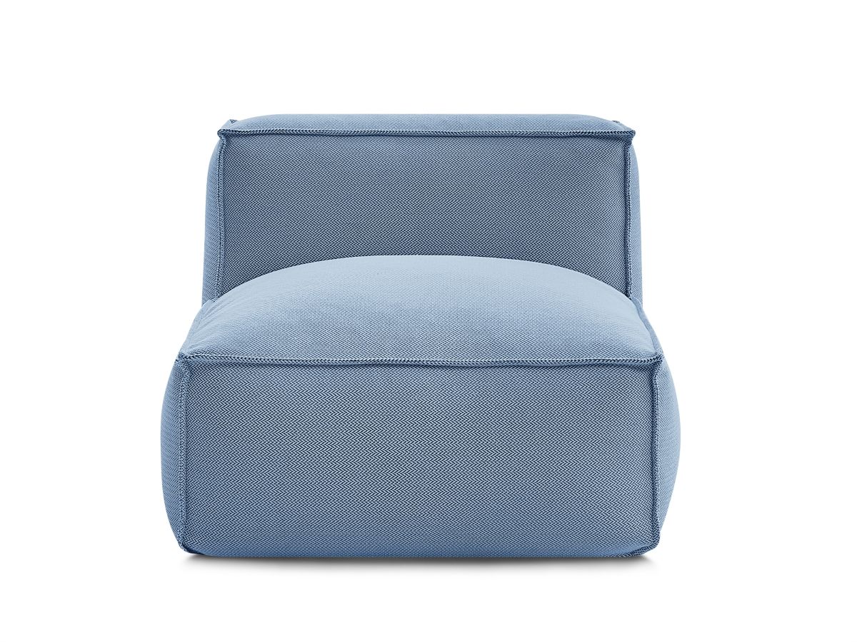 Bobochic Biarritz Sofamodul 1-Sitzer Melange-Stoff Blau