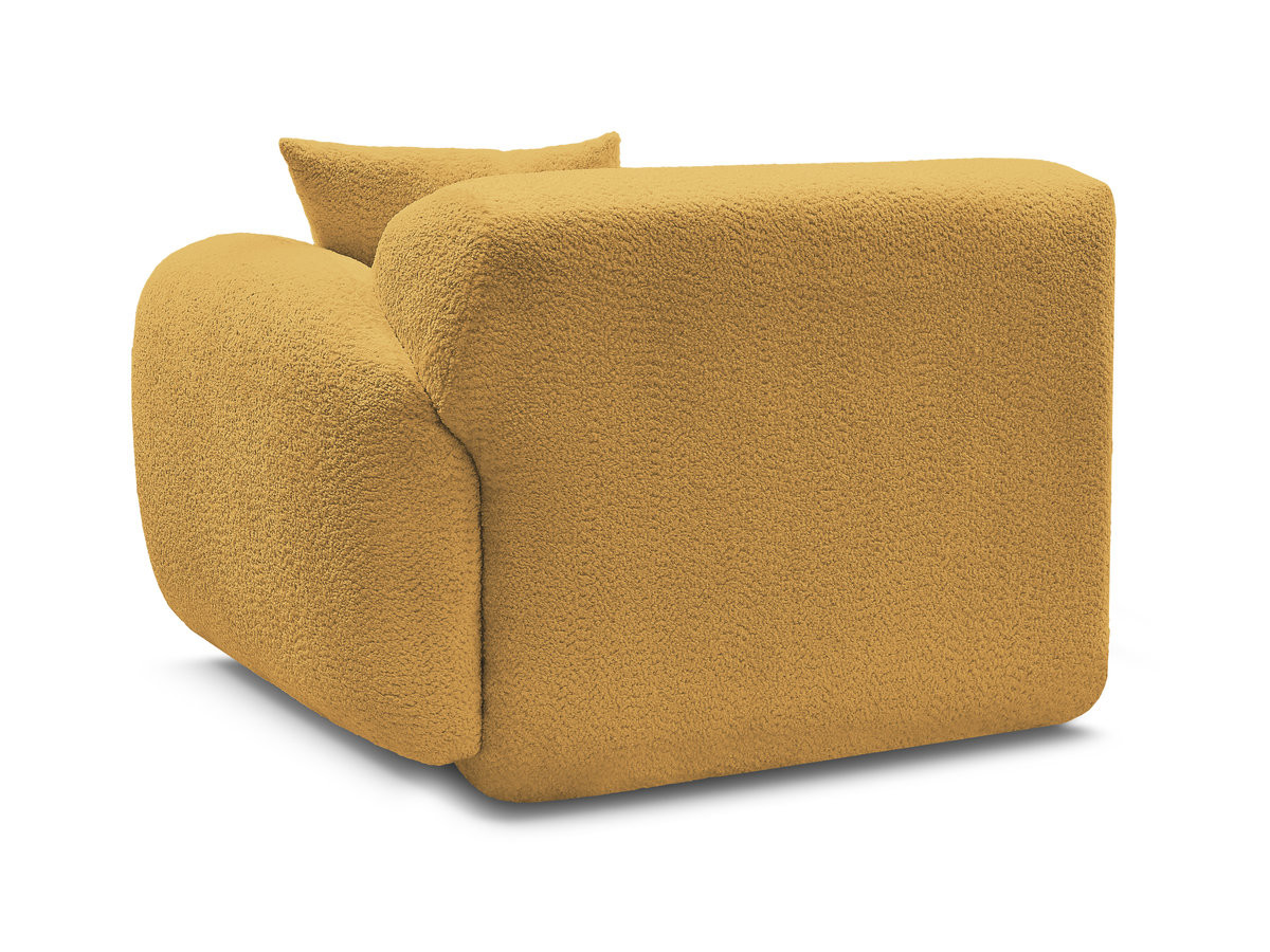 Bobochic Anda Sofamodul 1-Sitzer 104 × 103 cm Chenille Gelb Ecke rechts