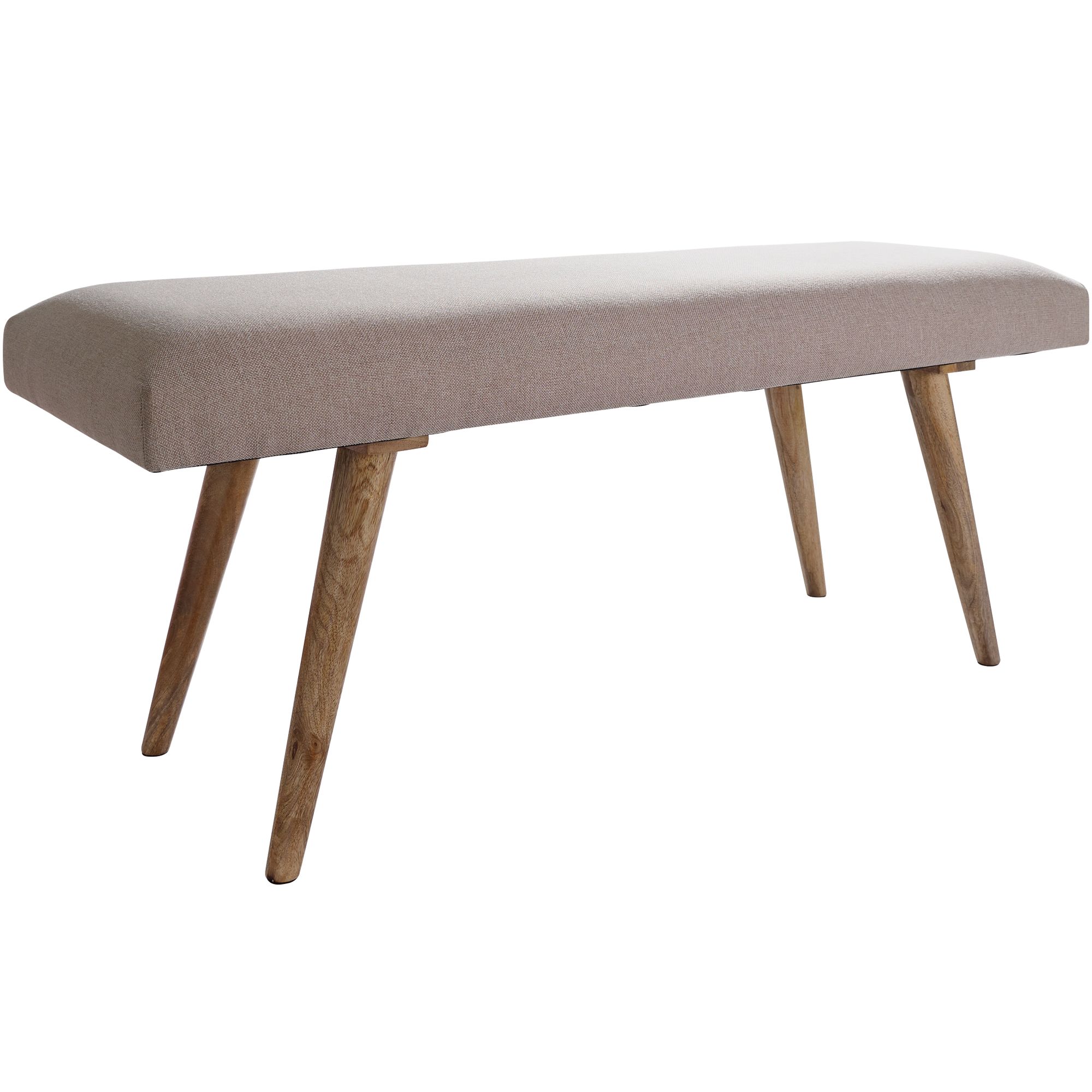 Sitzbank Fanoe Stoff Beige 117 × 38 × 51 cm