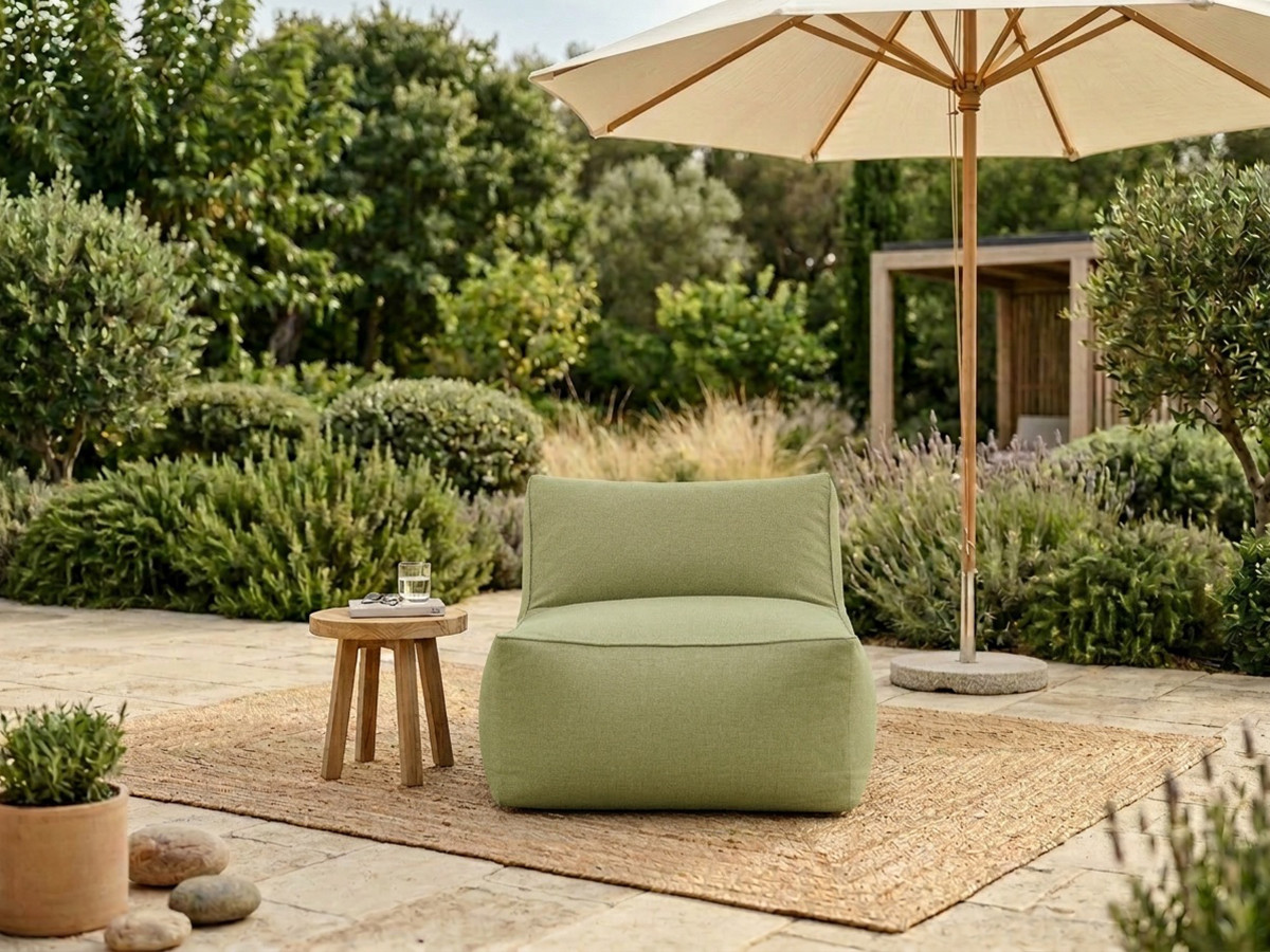 Bobochic Riviera Sofamodul 1-Sitzer Stoff Grün