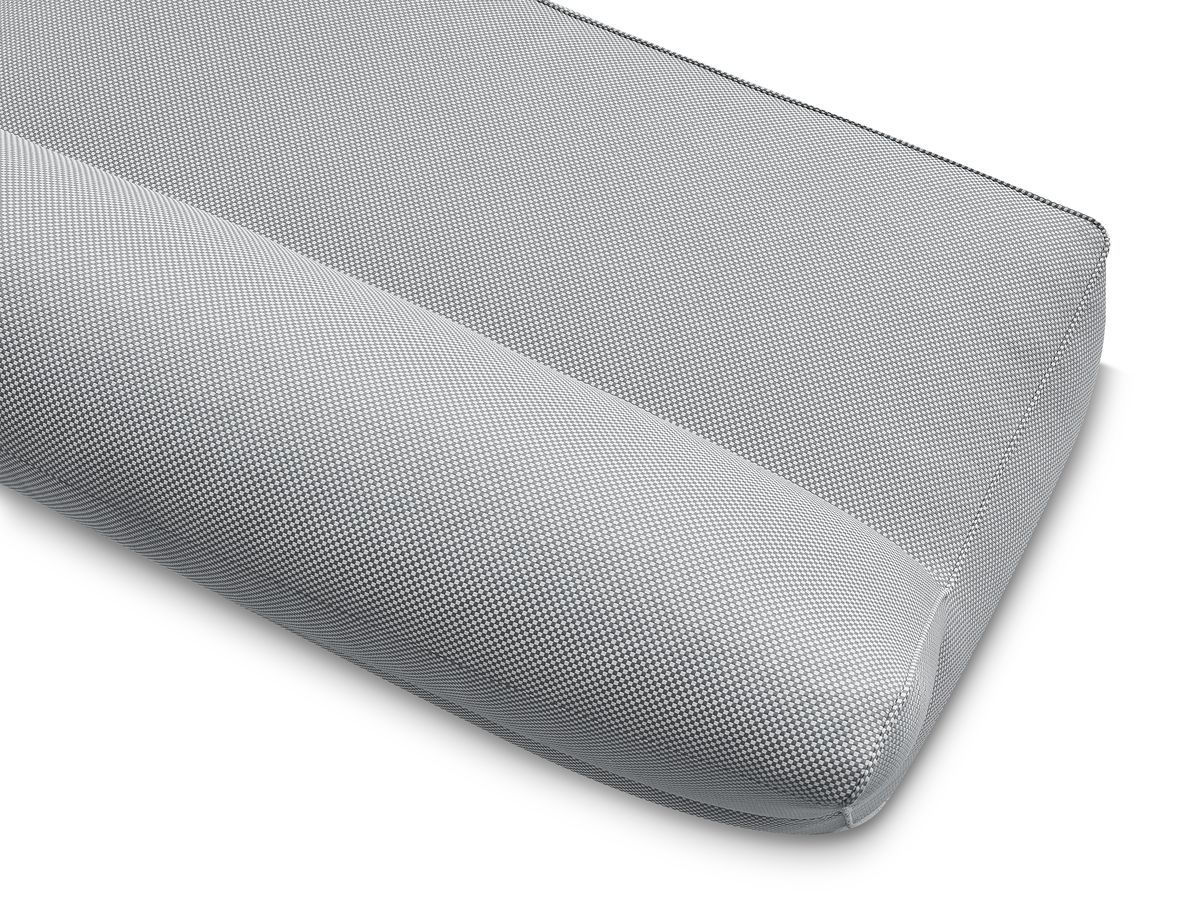 Bobochic Riviera Sofamodul 2-Sitzer Melange-Stoff Hellgrau