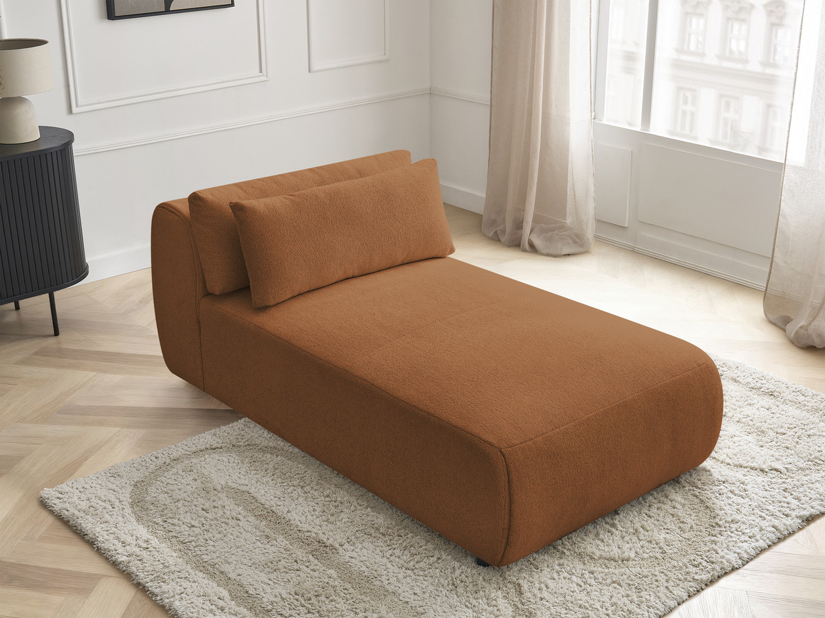 Bobochic Jana Méridienne-Modul Melange-Stoff Orange