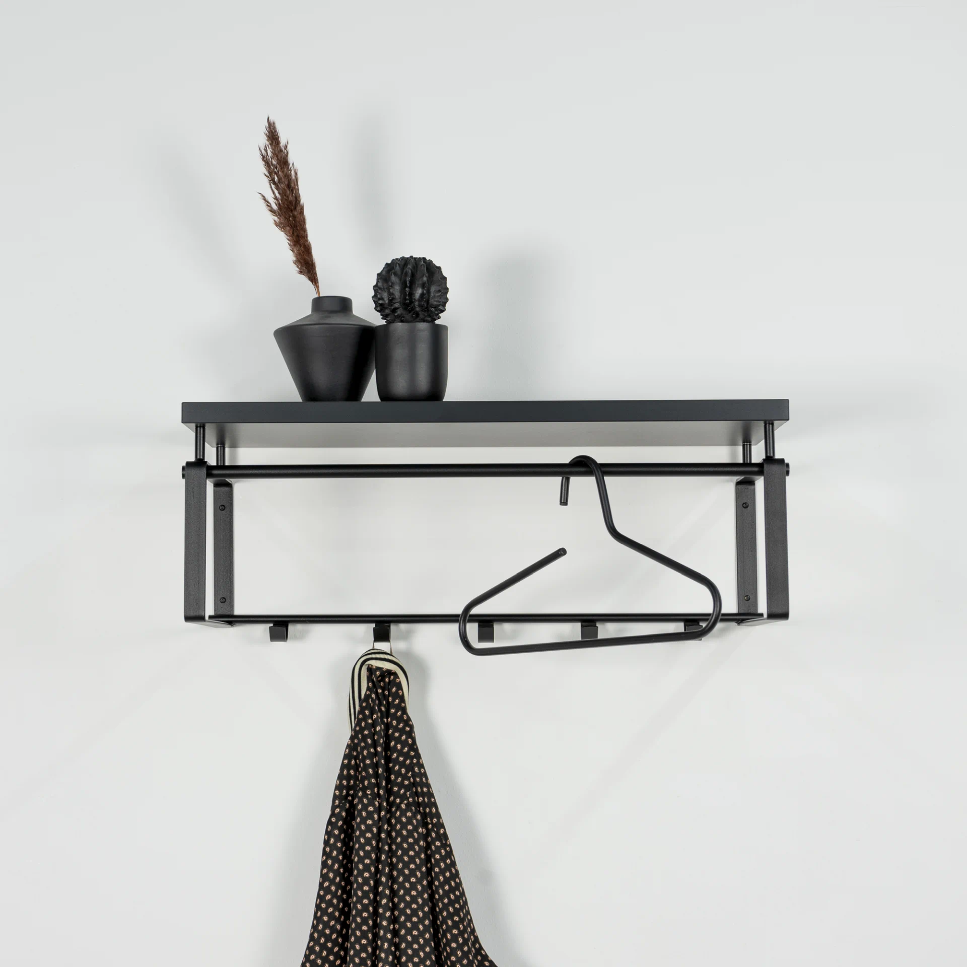 Spinder Design Rex 3 Wandgarderobe Schwarz
