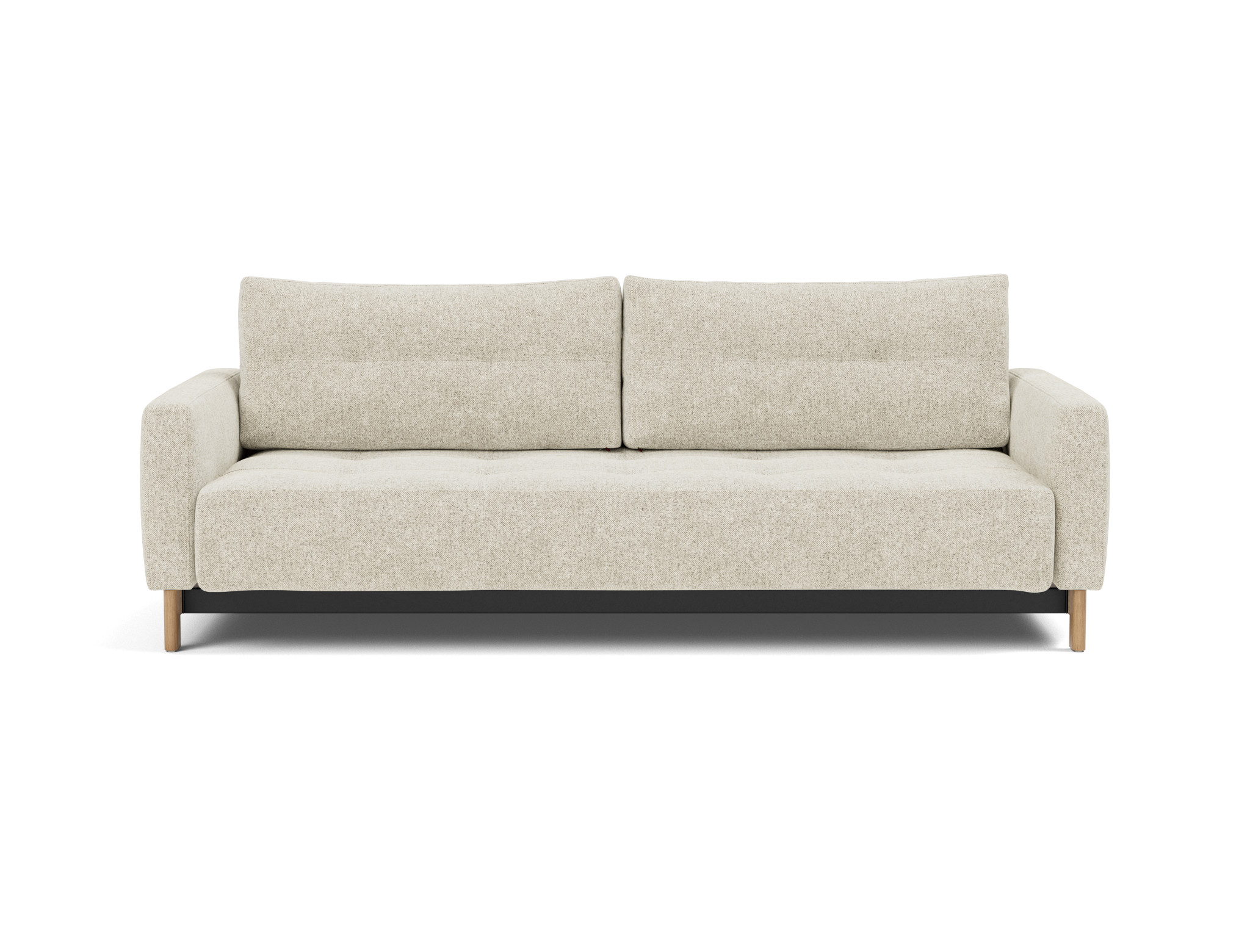 Schlafsofa Pyxis D.E.L. Strukturierter Stoff Taura 357-Off-White