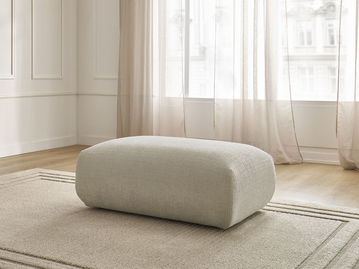 Bobochic Sirius Sofa 1-Sitzer Strukturstoff Beige