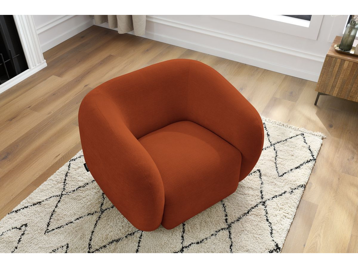 Bobochic Celine Sessel Stoff Orange