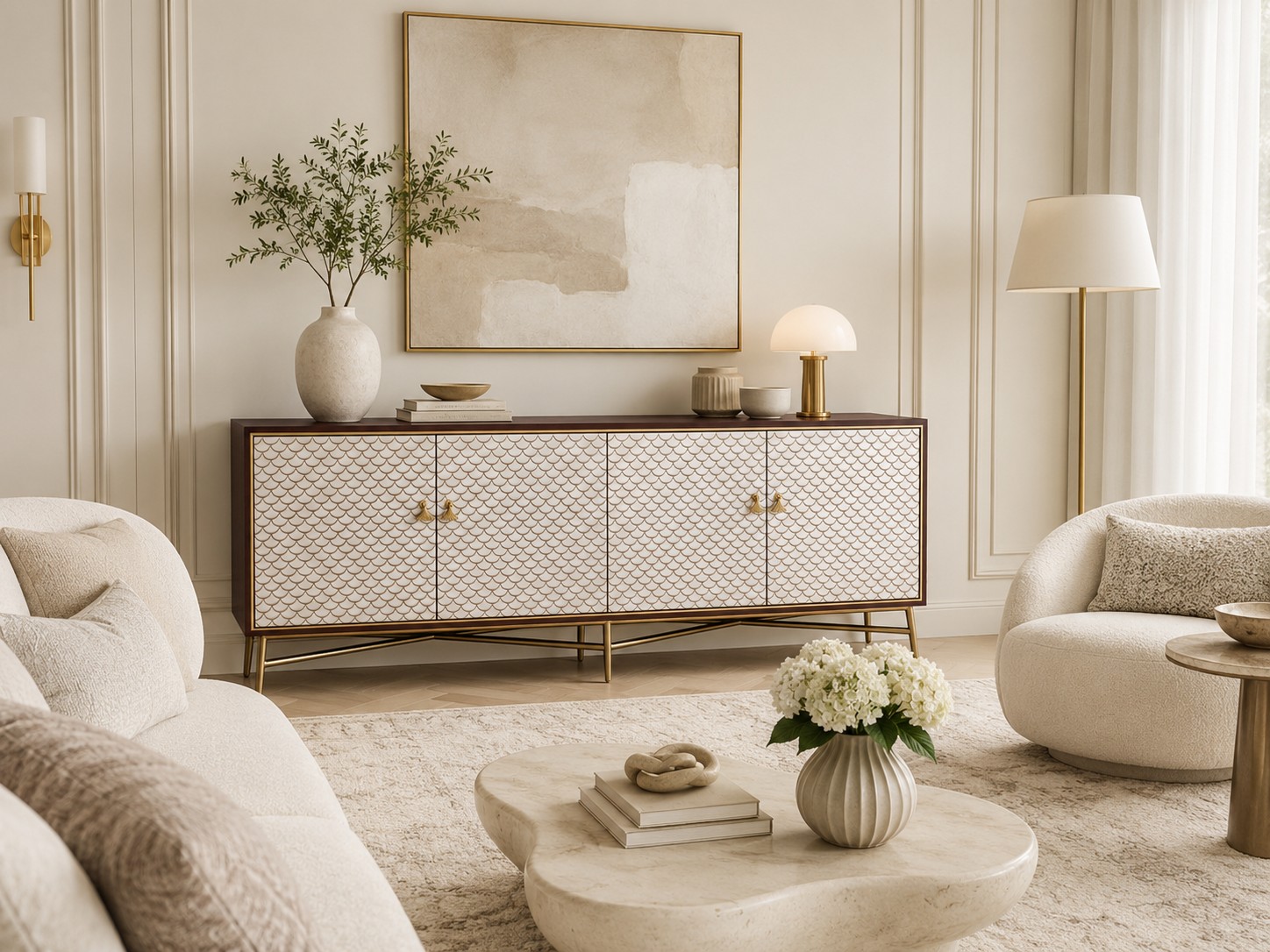 Livin Hill Sideboard Stilig Walnuss