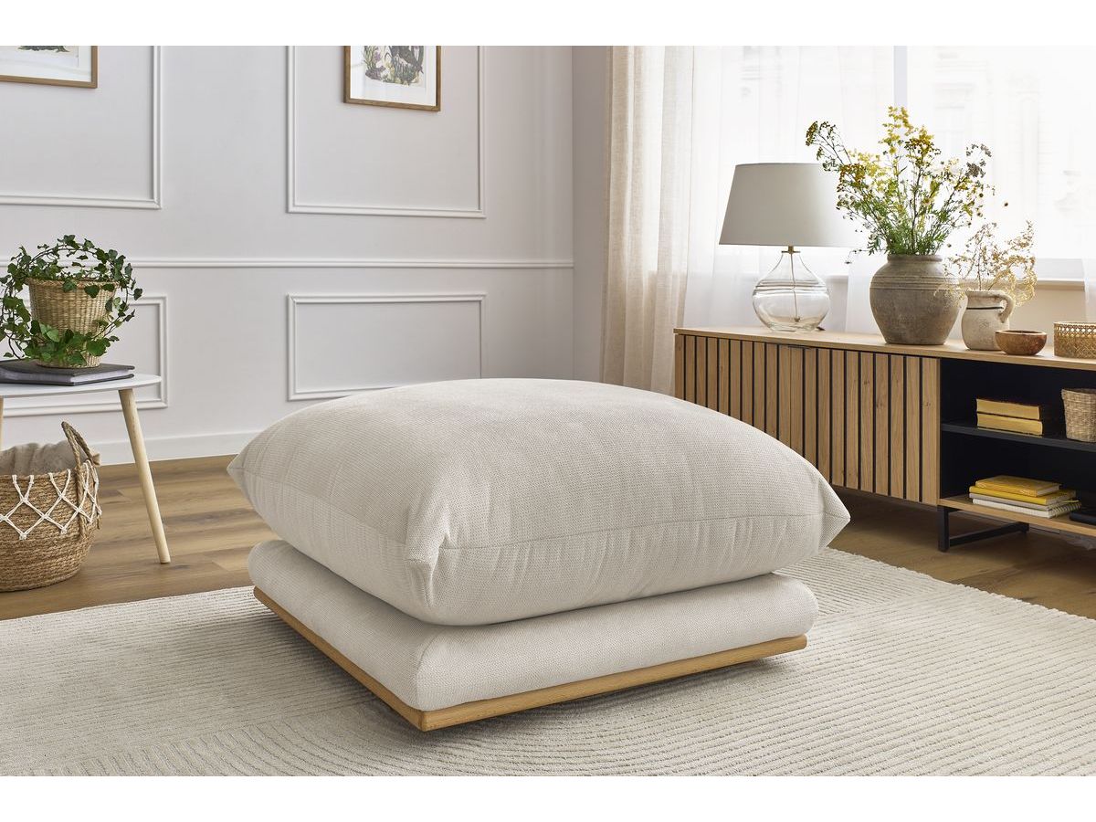 Bobochic Ernest Pouf Stoff Beige