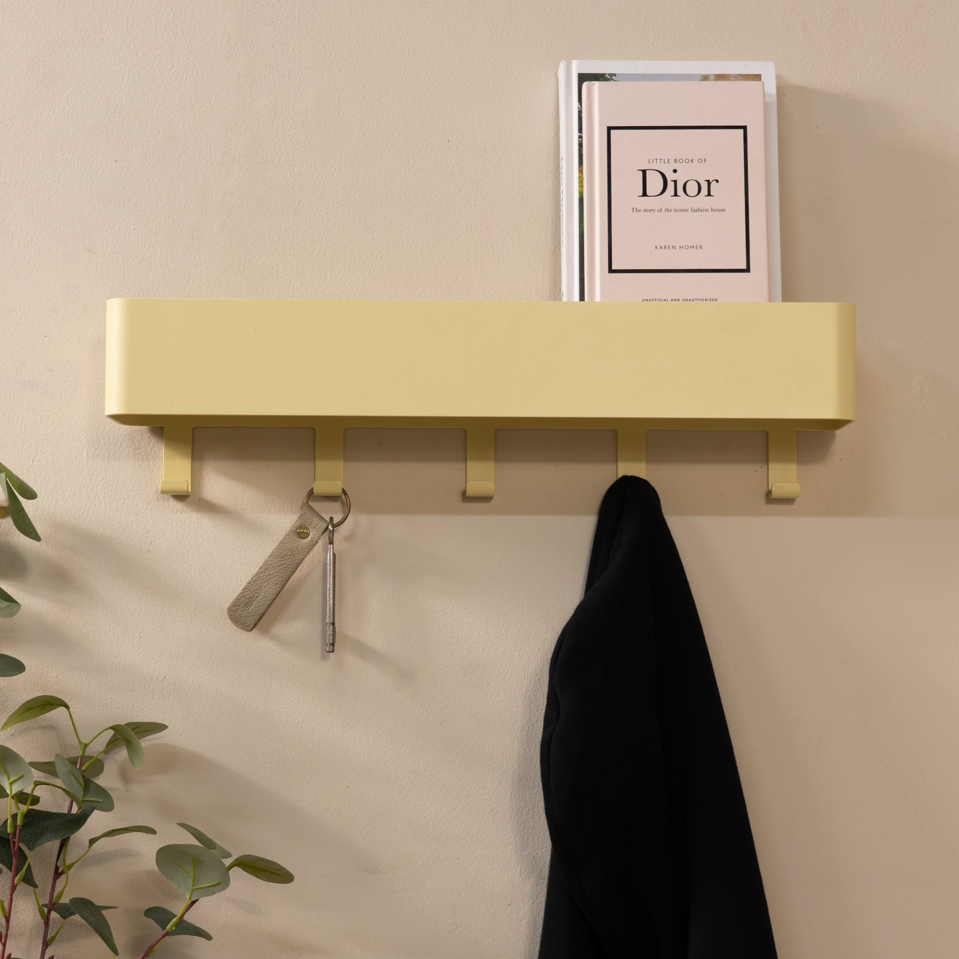 Spinder Design Wandgarderobe Dax Play 5 Butter Yellow