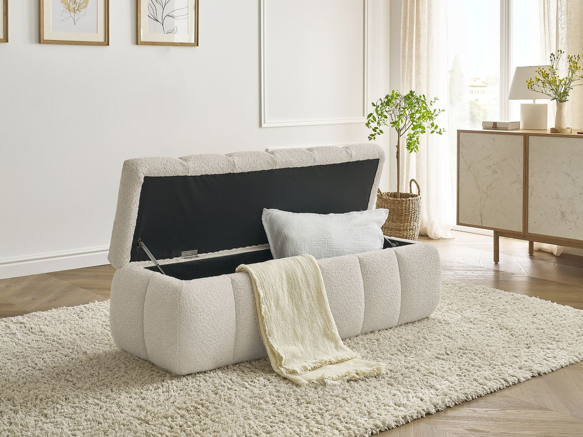 Bobochic Mont-blanc Bettbank Bouclé-Stoff Beige