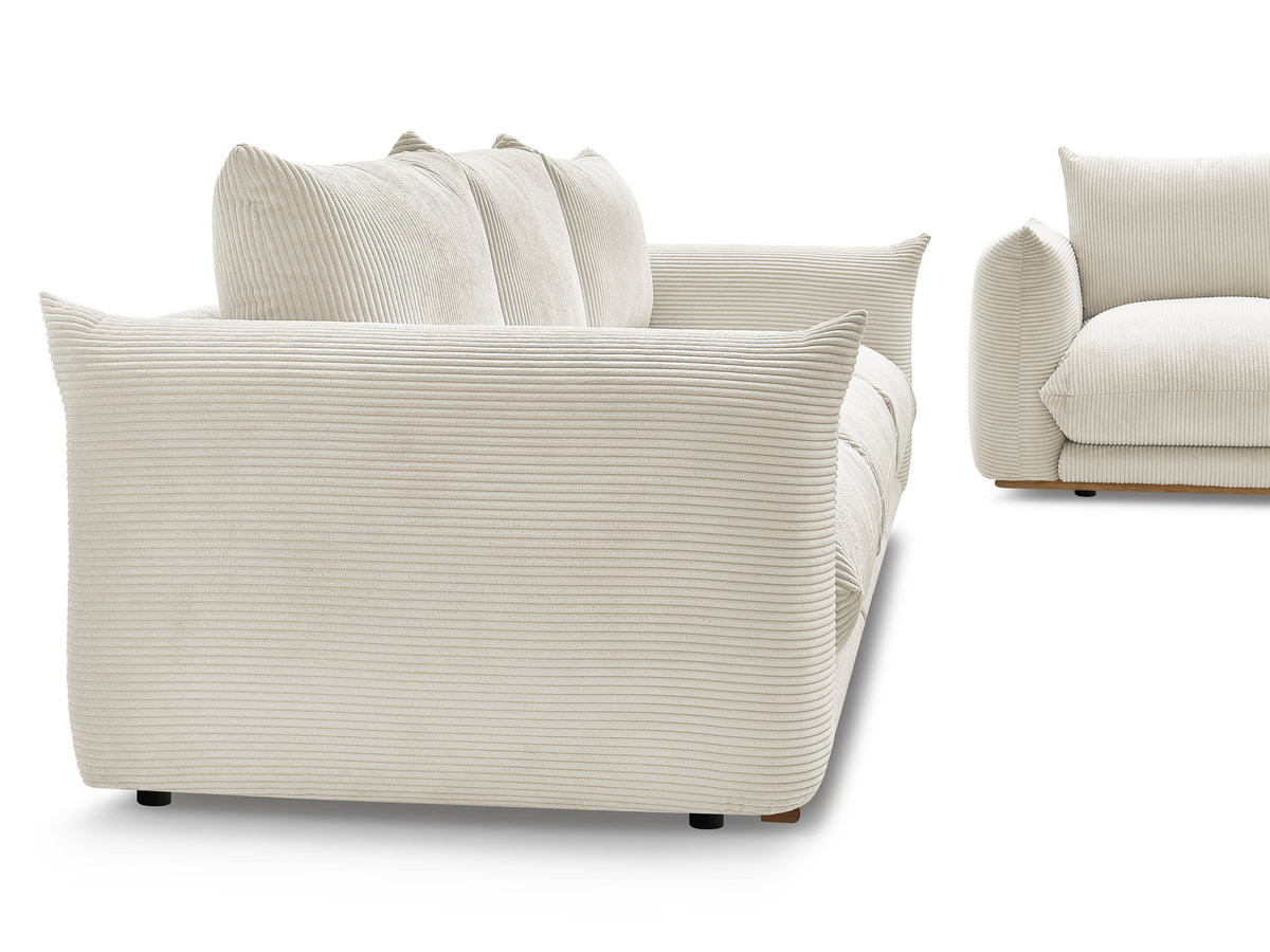 Bobochic Ernest Sofa 5-Sitzer Cordsamt Beige