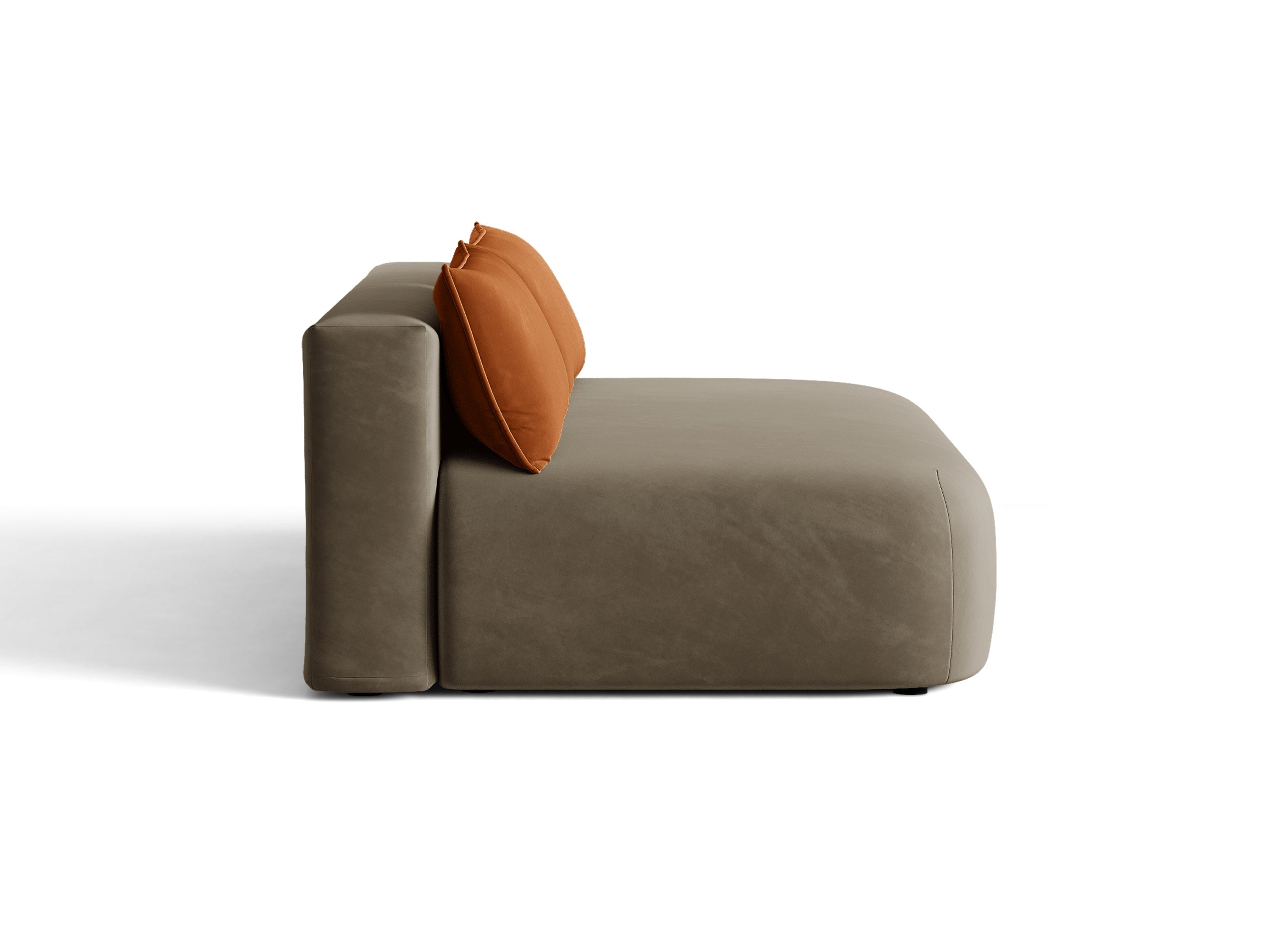 Micadoni Hena Sofa Mit Bettfunktion Und Stauraum Samt Salvador Graubraun
