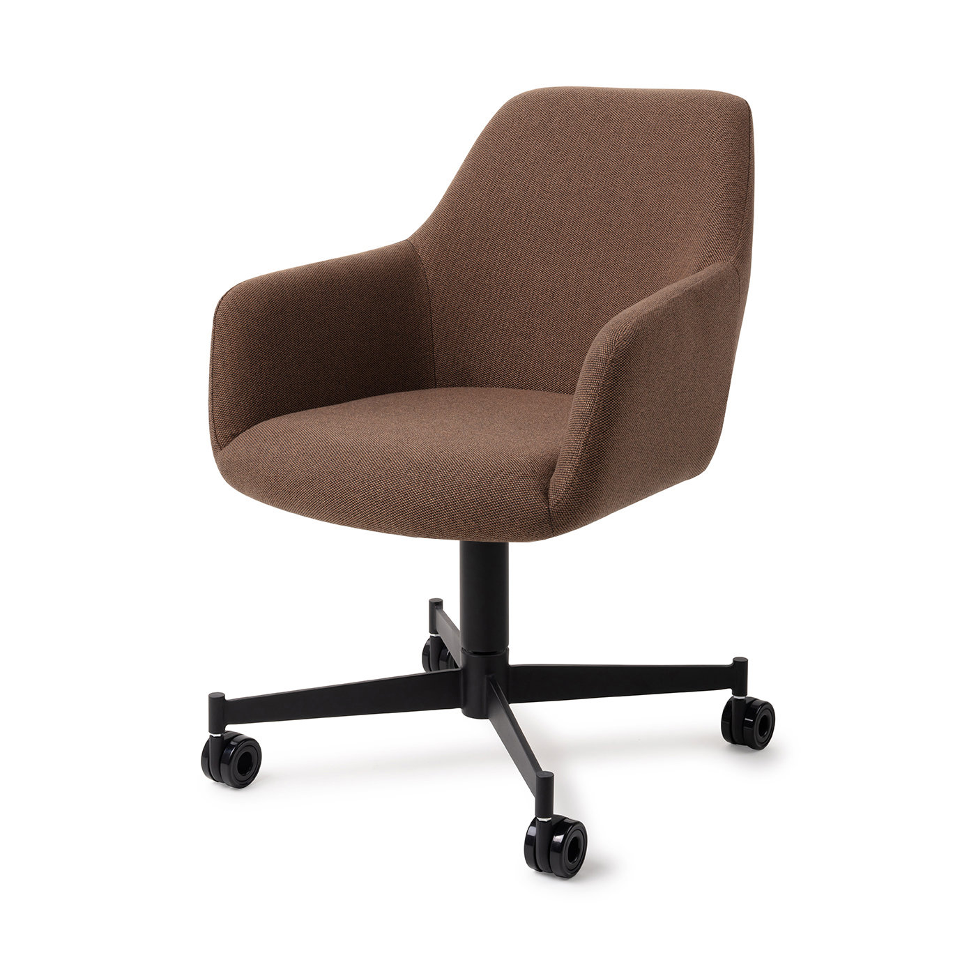 Jesper Home Esszimmerstuhl Hiroo Rustic Rye Caster Schwarz